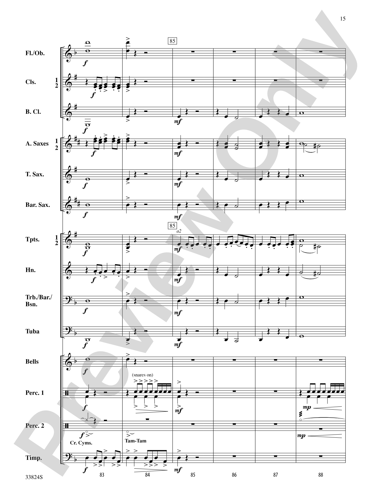 Awake the Iron: Concert Band Conductor Score & Parts