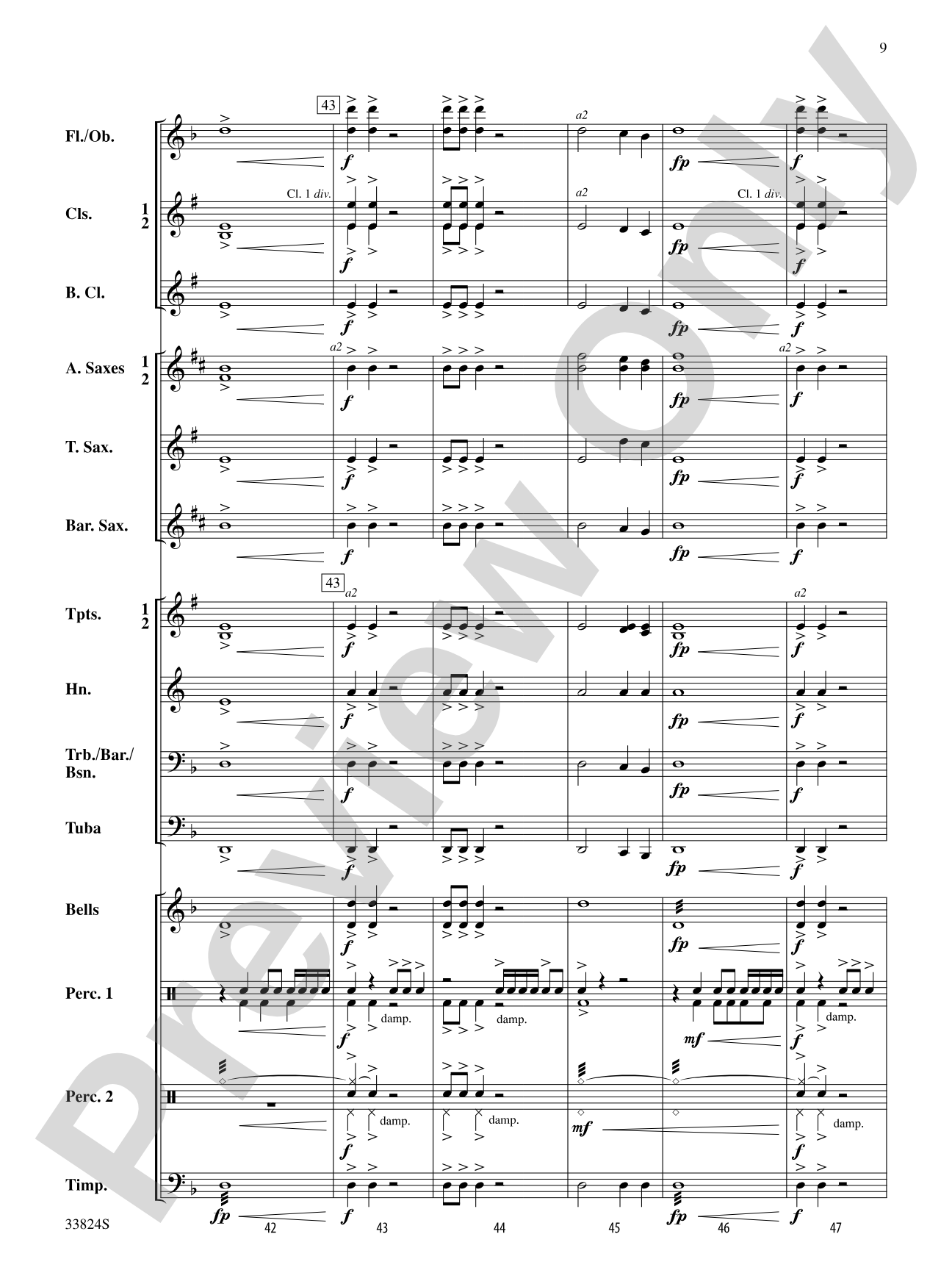 Awake the Iron: Concert Band Conductor Score & Parts