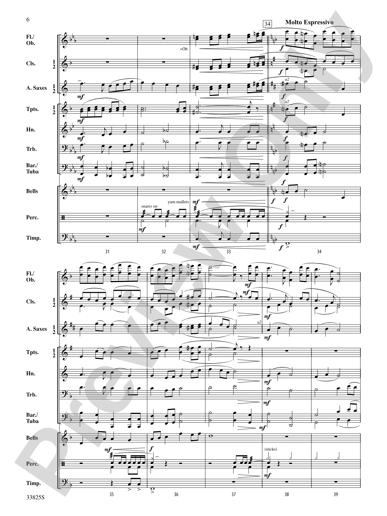 Azure Hills: Concert Band Conductor Score & Parts