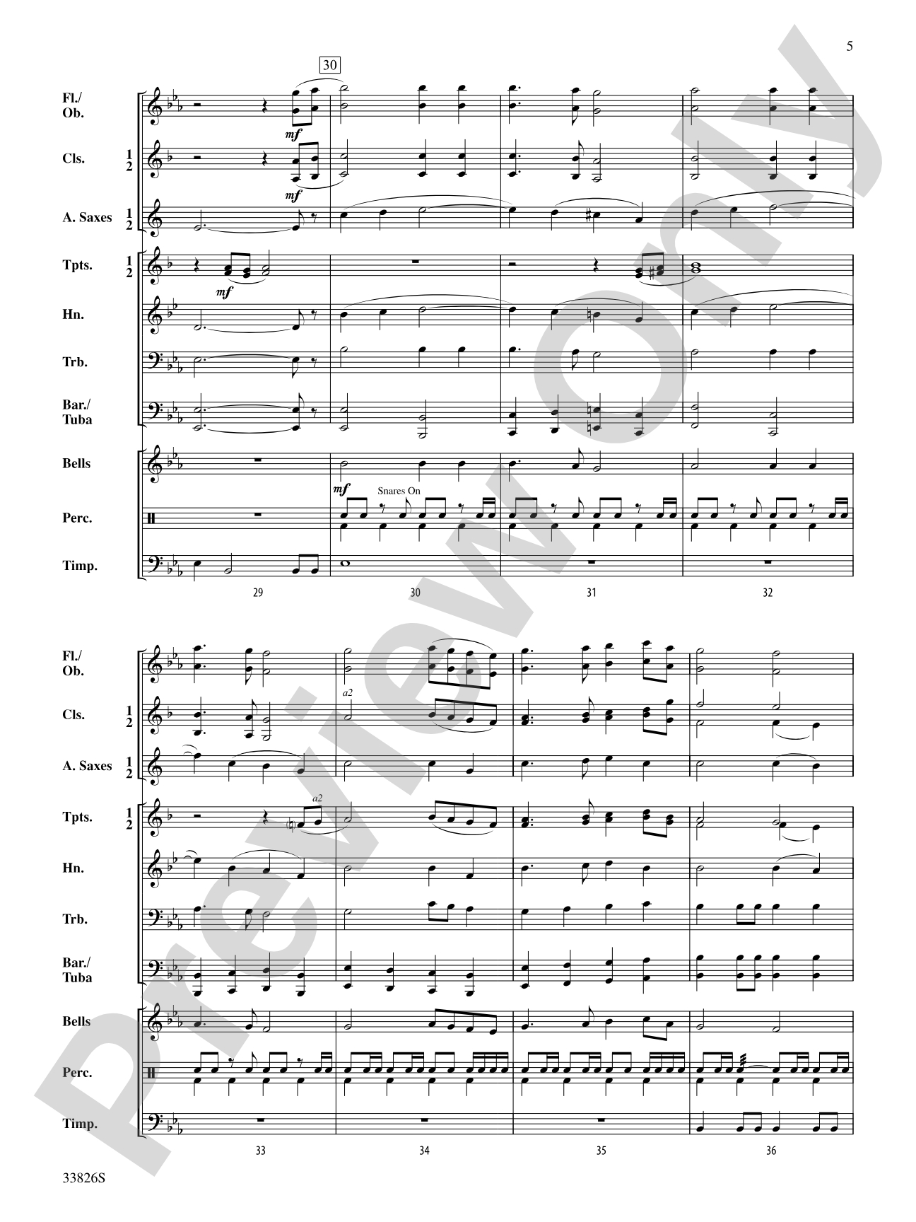 America - Land of Liberty: Score