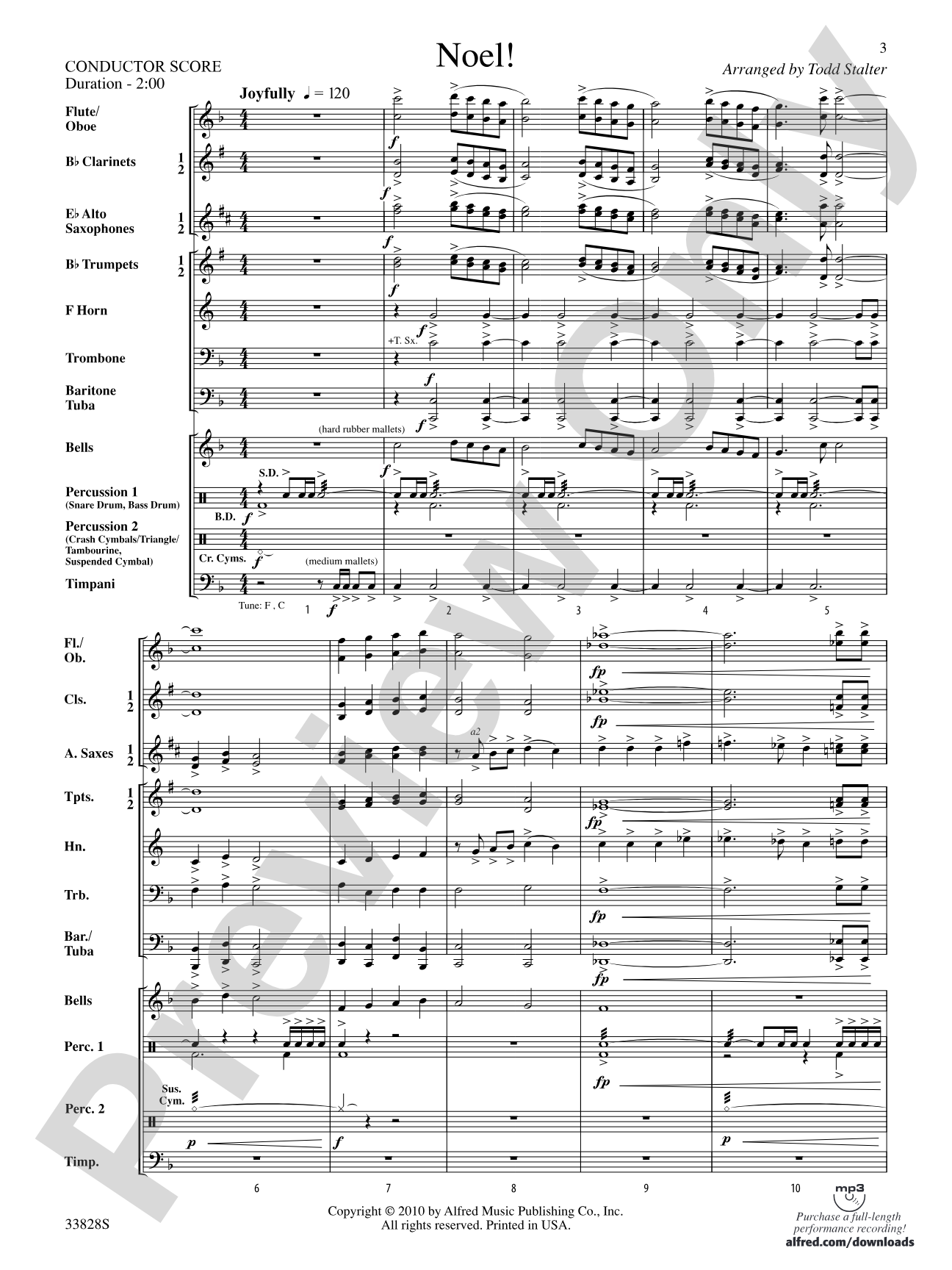 Noel!: Concert Band Conductor Score & Parts