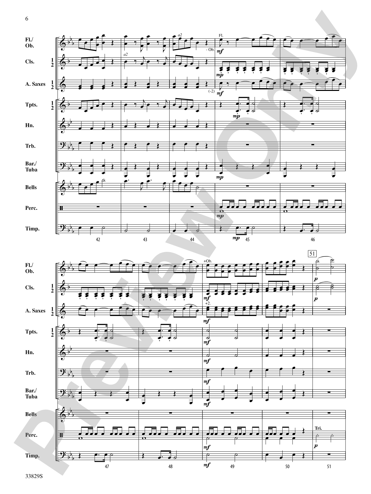A Little Night Music: Concert Band Conductor Score & Parts