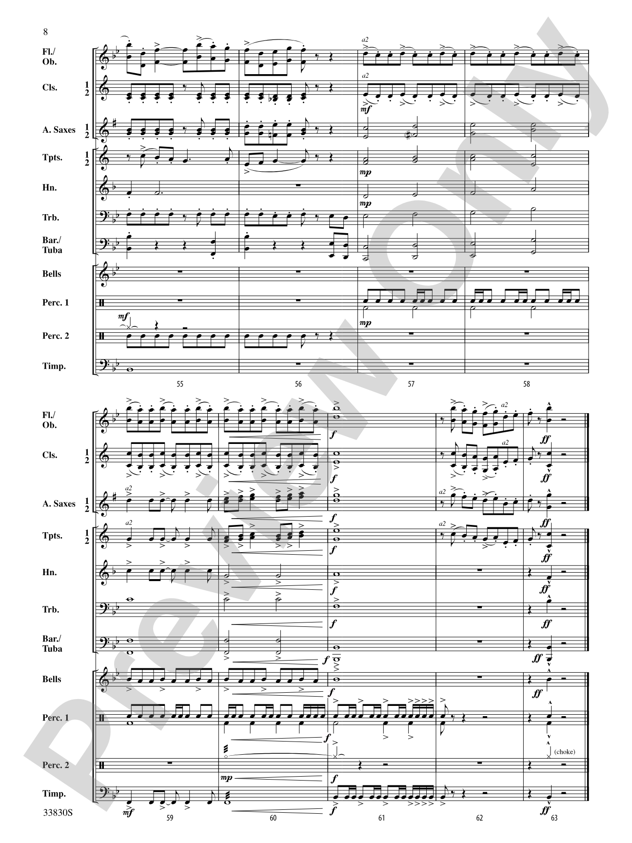 Glen Crossing: Concert Band Conductor Score & Parts