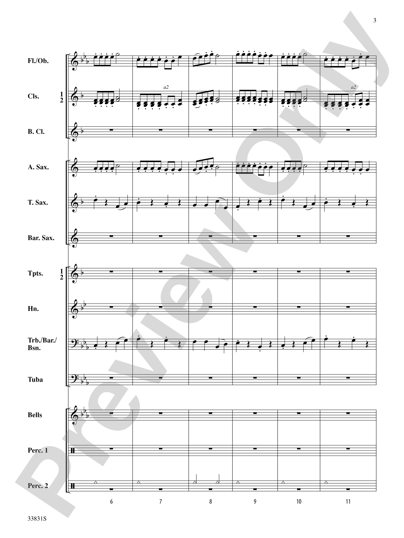 Jolly Old St. Nick: Concert Band Conductor Score & Parts