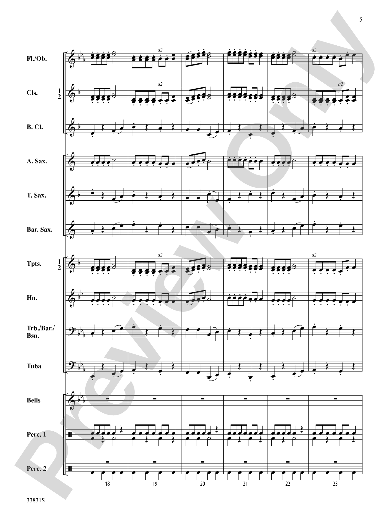 Jolly Old St. Nick: Concert Band Conductor Score & Parts