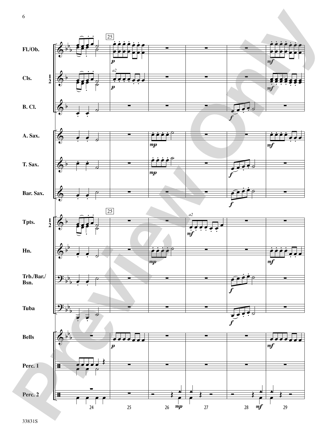 Jolly Old St. Nick: Concert Band Conductor Score & Parts