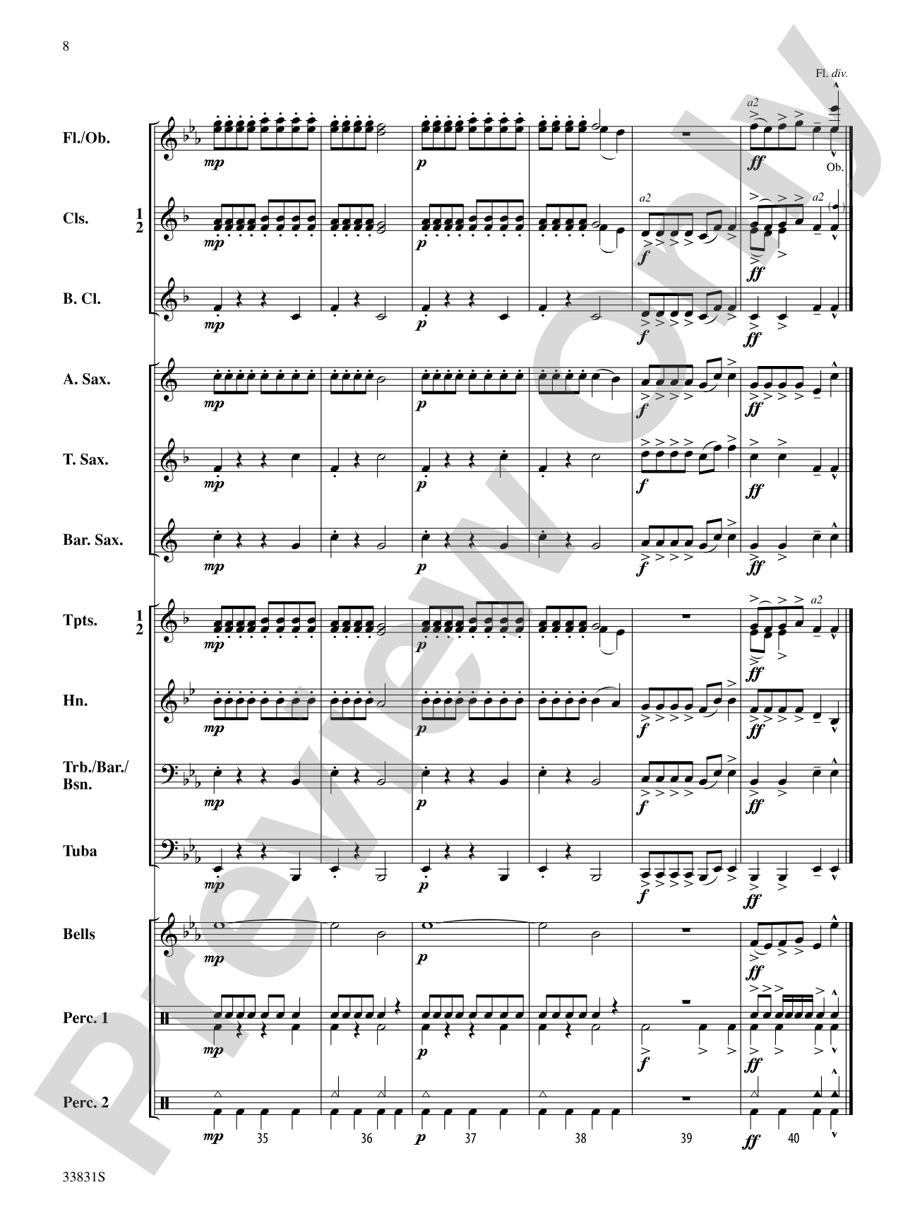 Jolly Old St. Nick: Concert Band Conductor Score & Parts