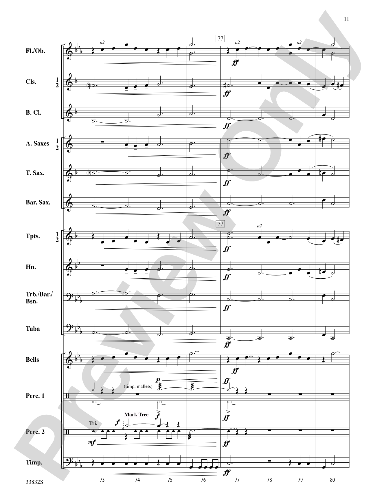 Star-Rise: Concert Band Conductor Score & Parts