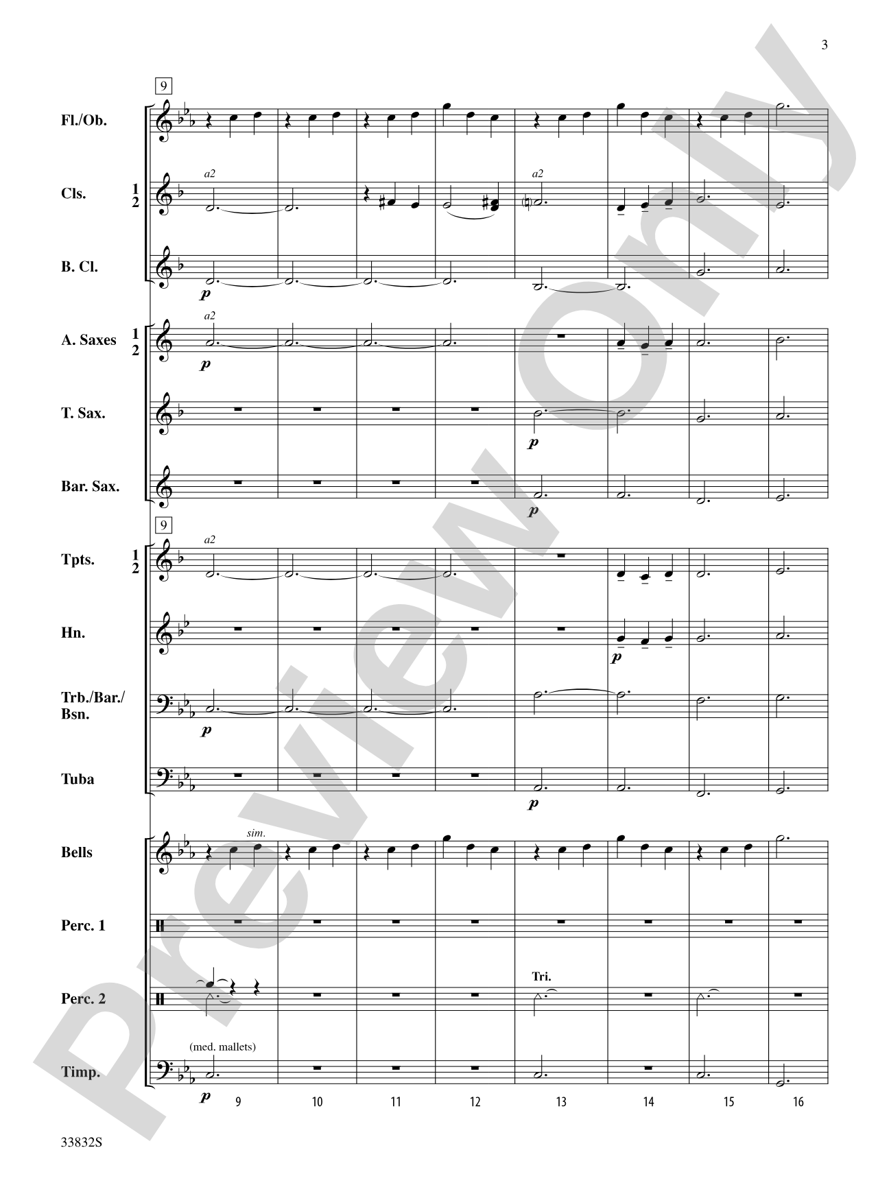 Star-Rise: Concert Band Conductor Score & Parts