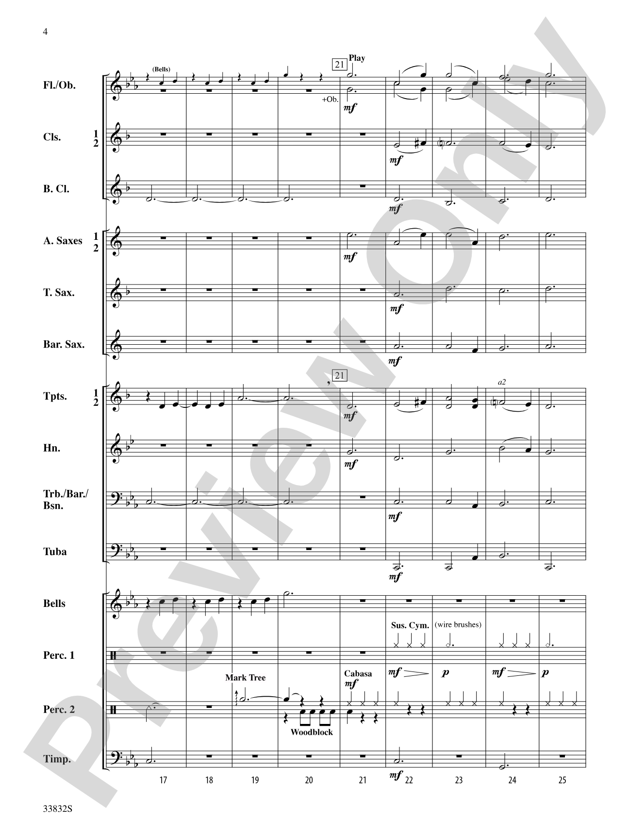 Star-Rise: Concert Band Conductor Score & Parts