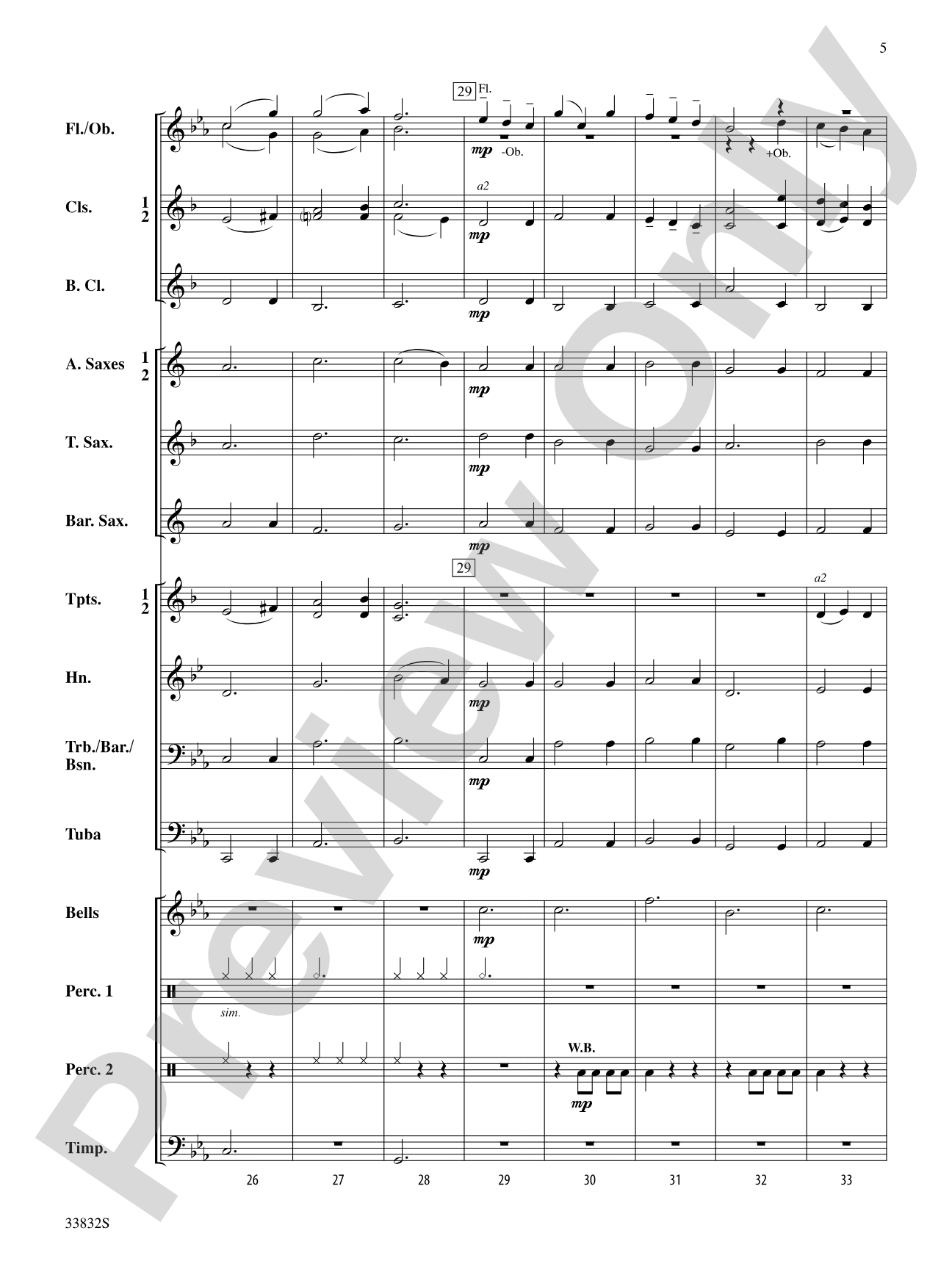 Star-Rise: Concert Band Conductor Score & Parts