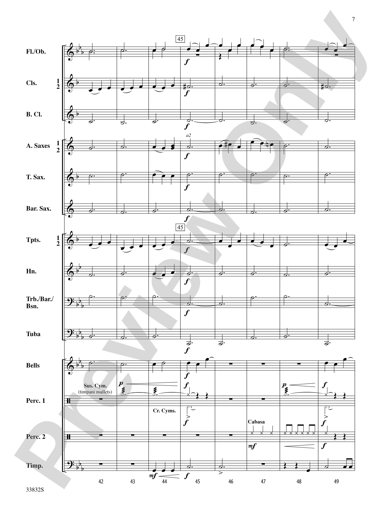 Star-Rise: Concert Band Conductor Score & Parts