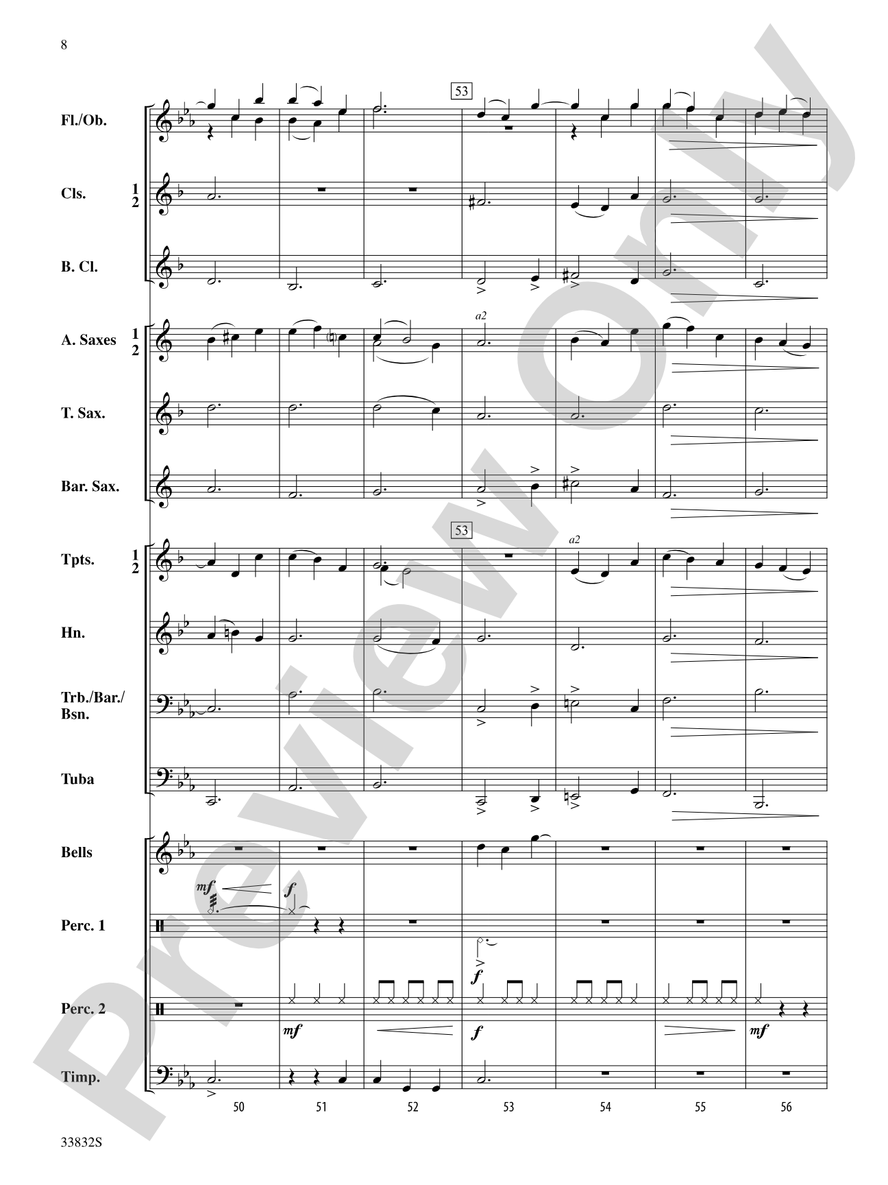 Star-Rise: Concert Band Conductor Score & Parts
