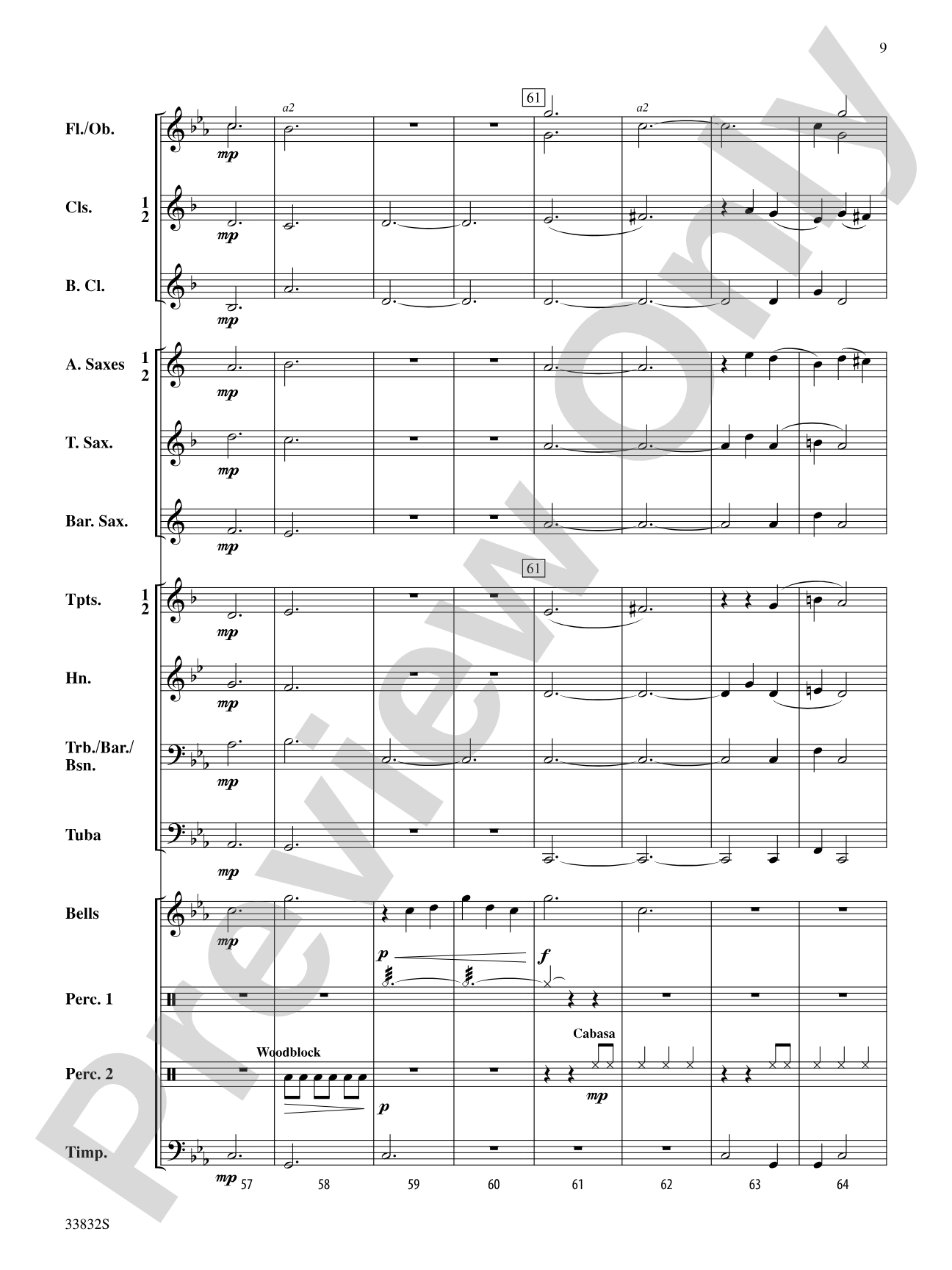 Star-Rise: Concert Band Conductor Score & Parts