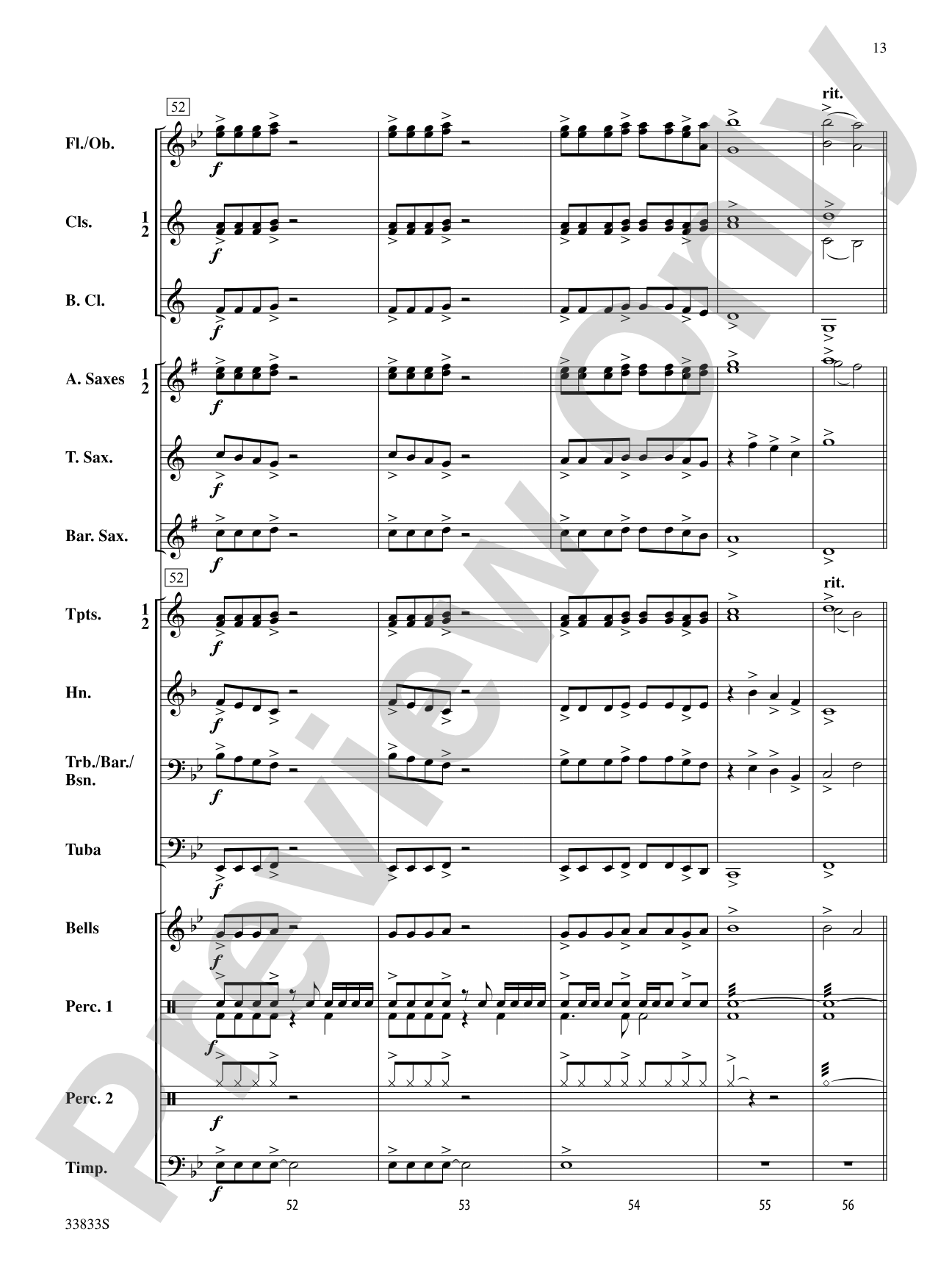 Stonybrook Overture: Concert Band Conductor Score & Parts