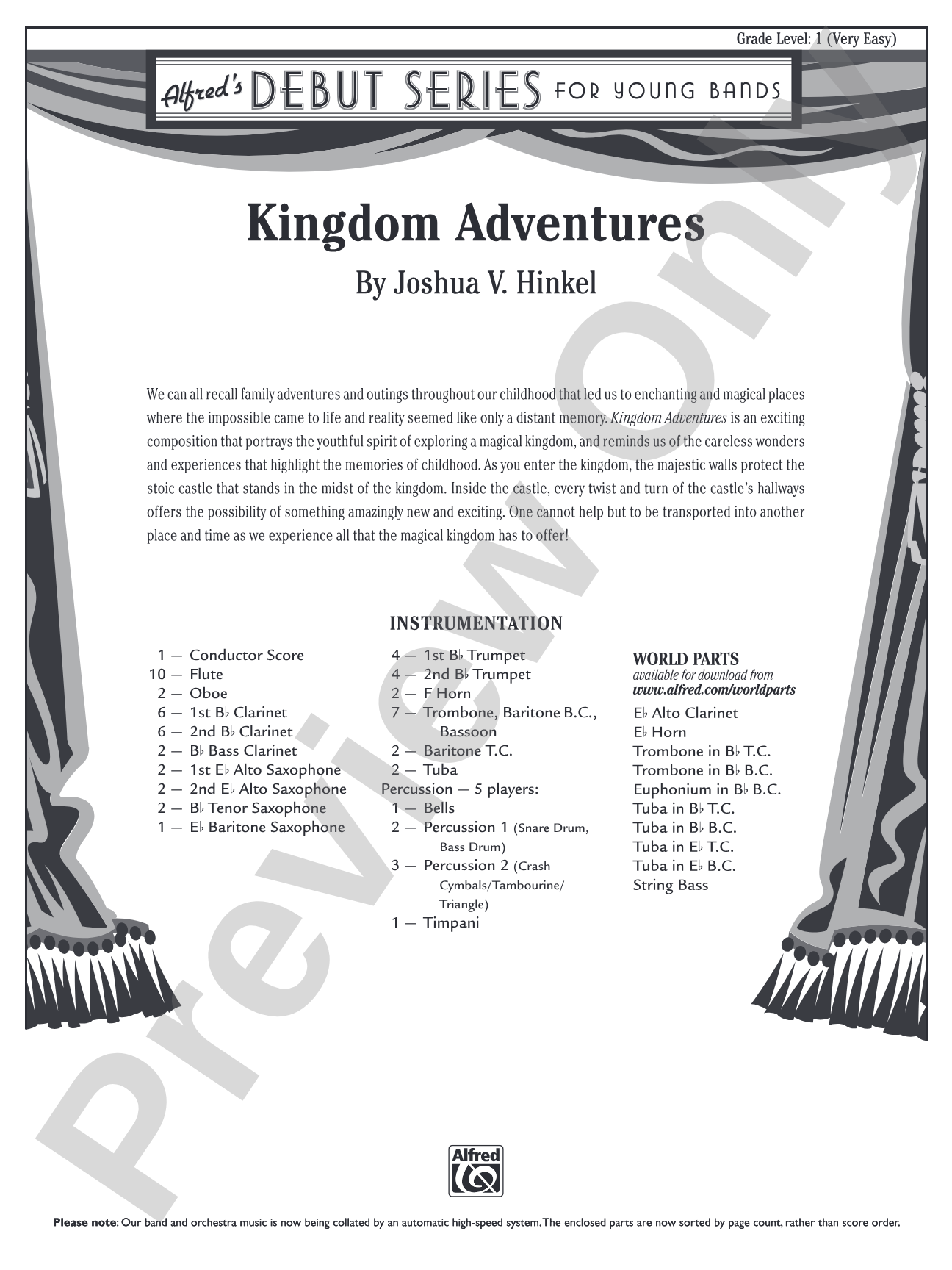 Kingdom Adventures: Score