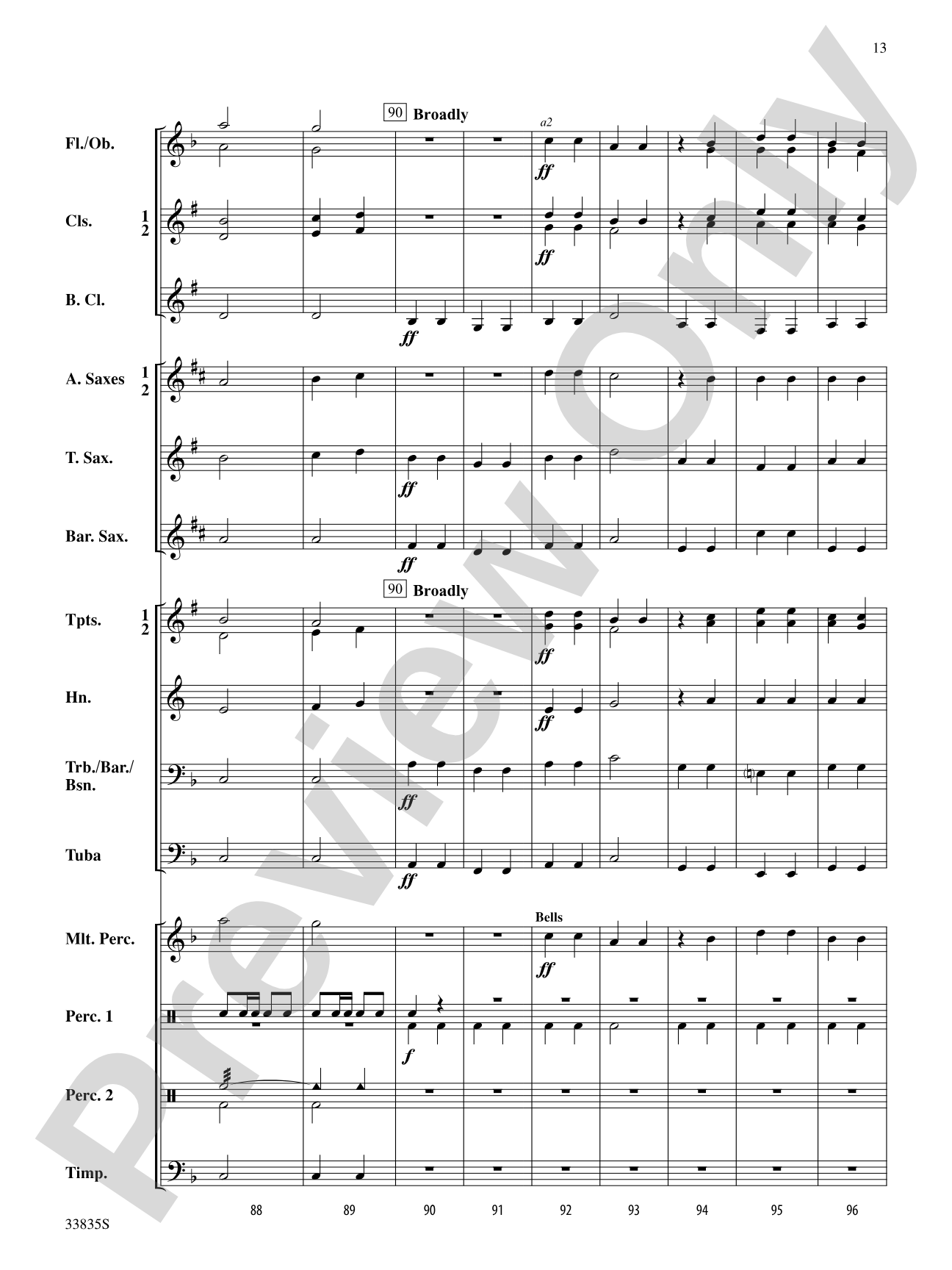 American Song Settings, No. 2: Concert Band Conductor Score & Parts