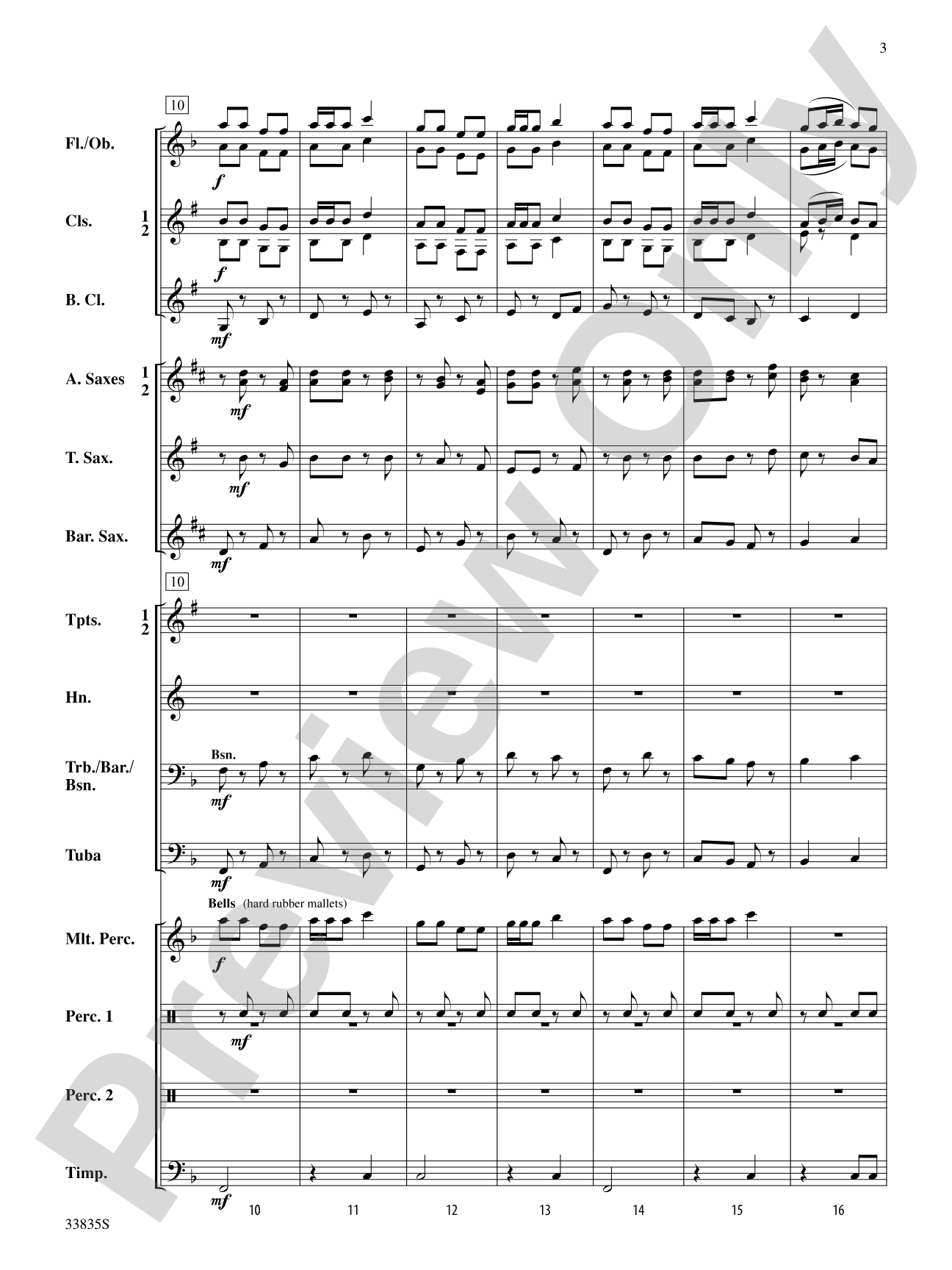 American Song Settings, No. 2: Concert Band Conductor Score & Parts