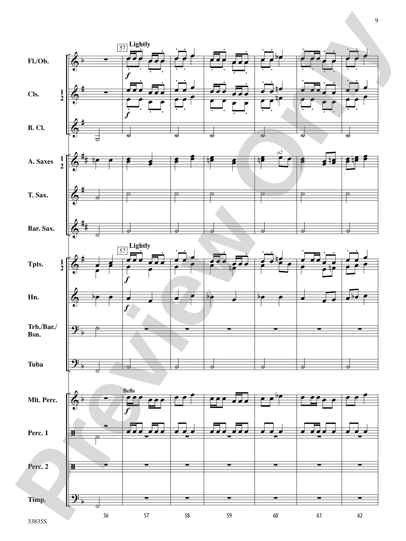 American Song Settings, No. 2: Concert Band Conductor Score & Parts