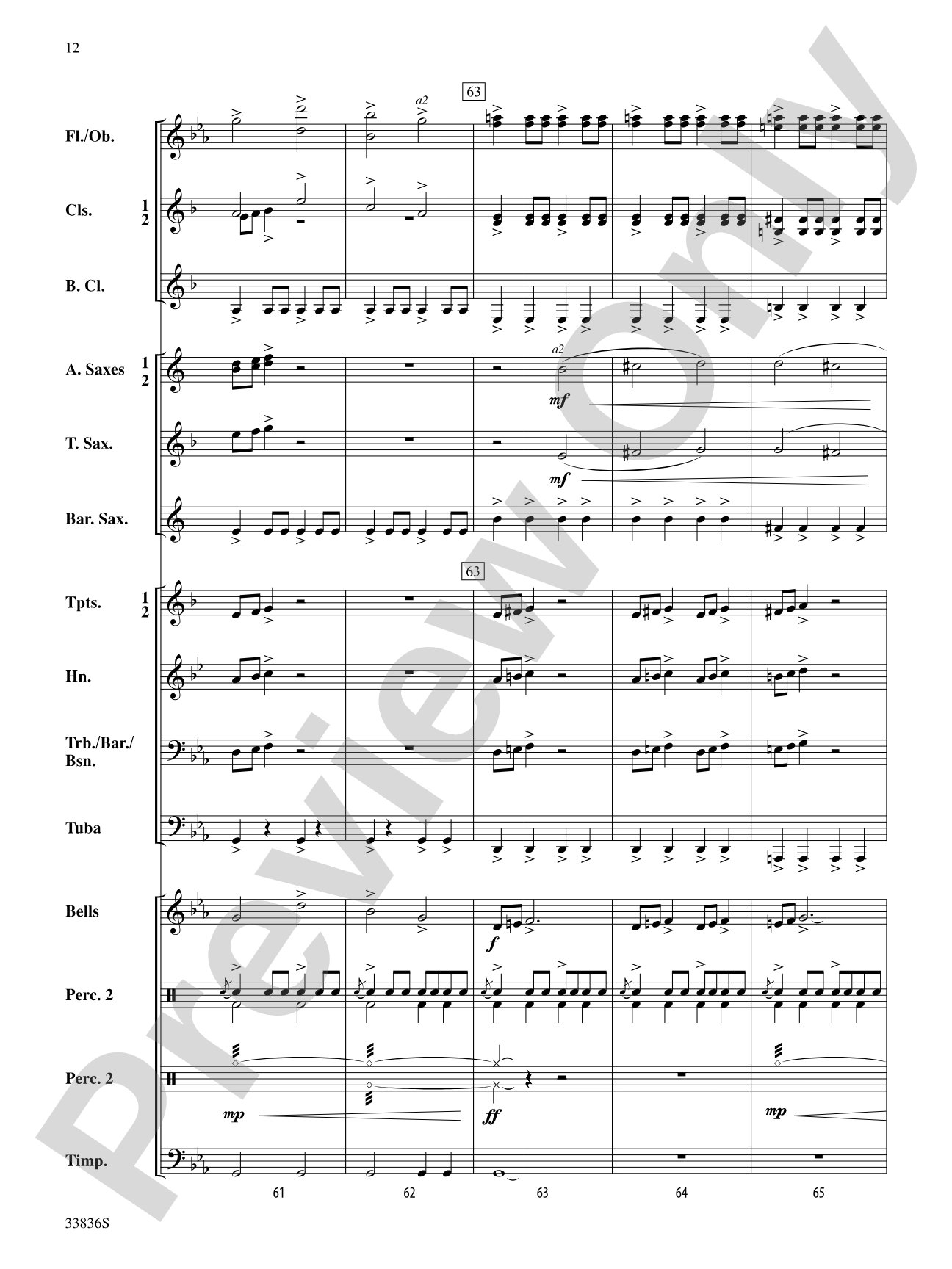 Tornado!: Concert Band Conductor Score & Parts