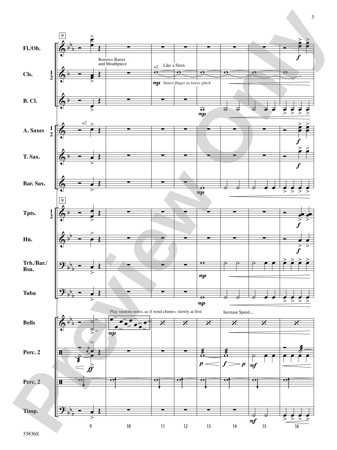 Tornado!: Concert Band Conductor Score & Parts
