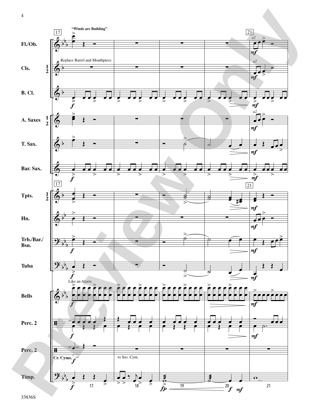 Tornado!: Concert Band Conductor Score & Parts