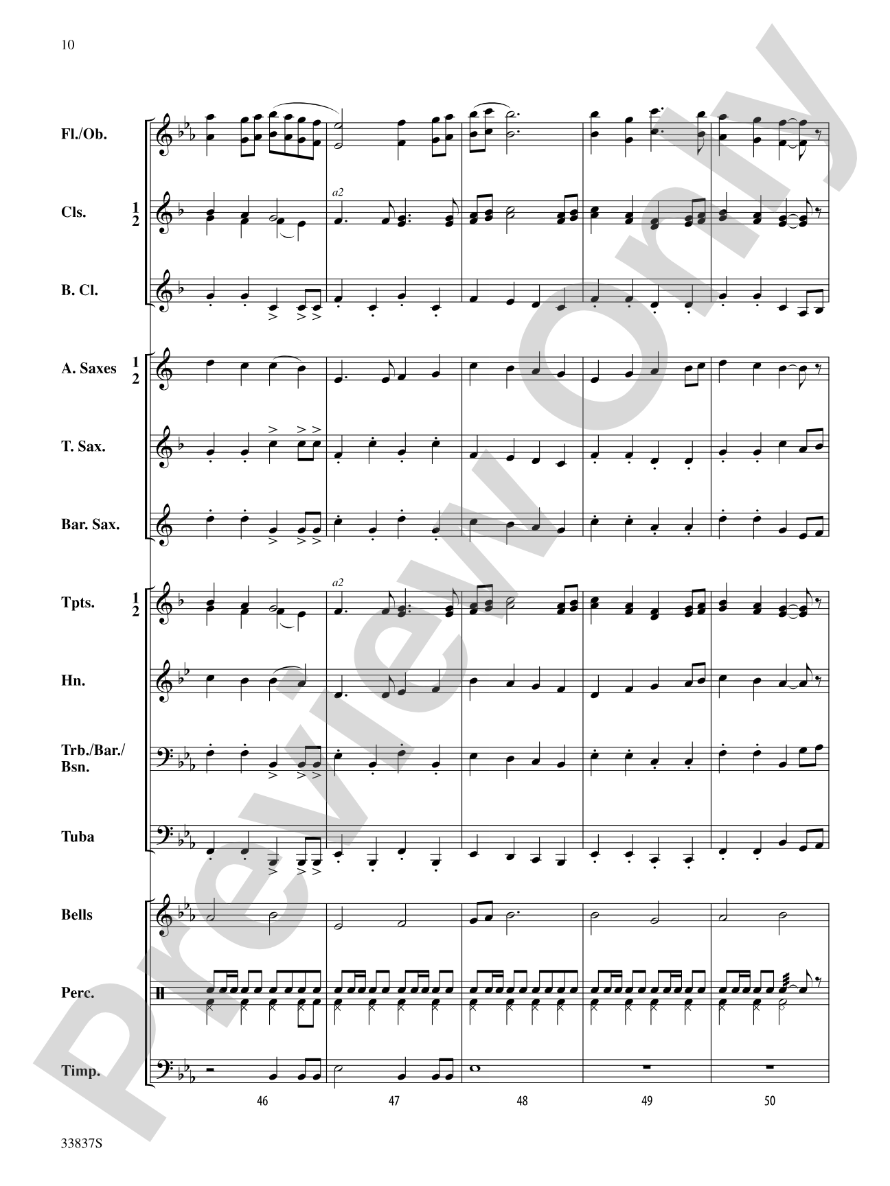 Tygh Ridge March: Concert Band Conductor Score & Parts