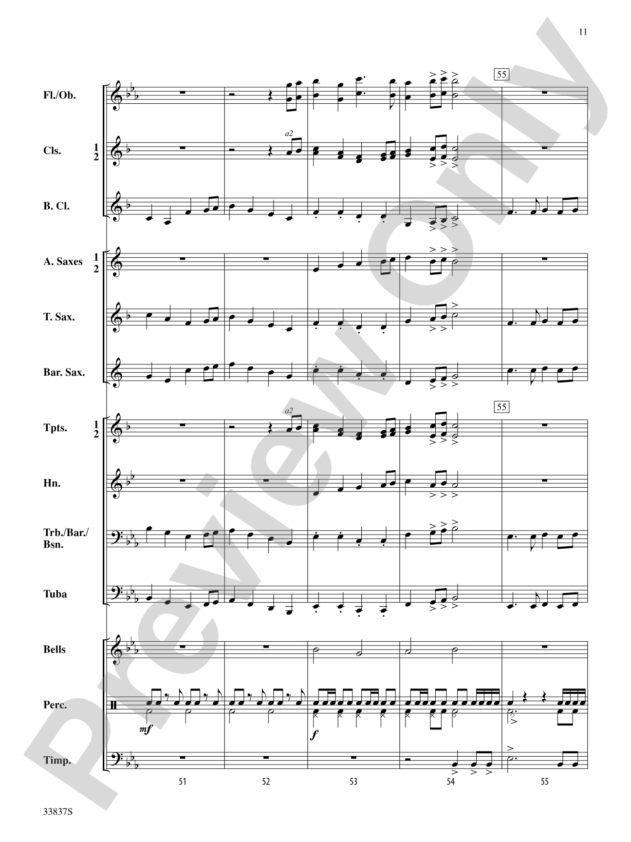 Tygh Ridge March: Concert Band Conductor Score & Parts