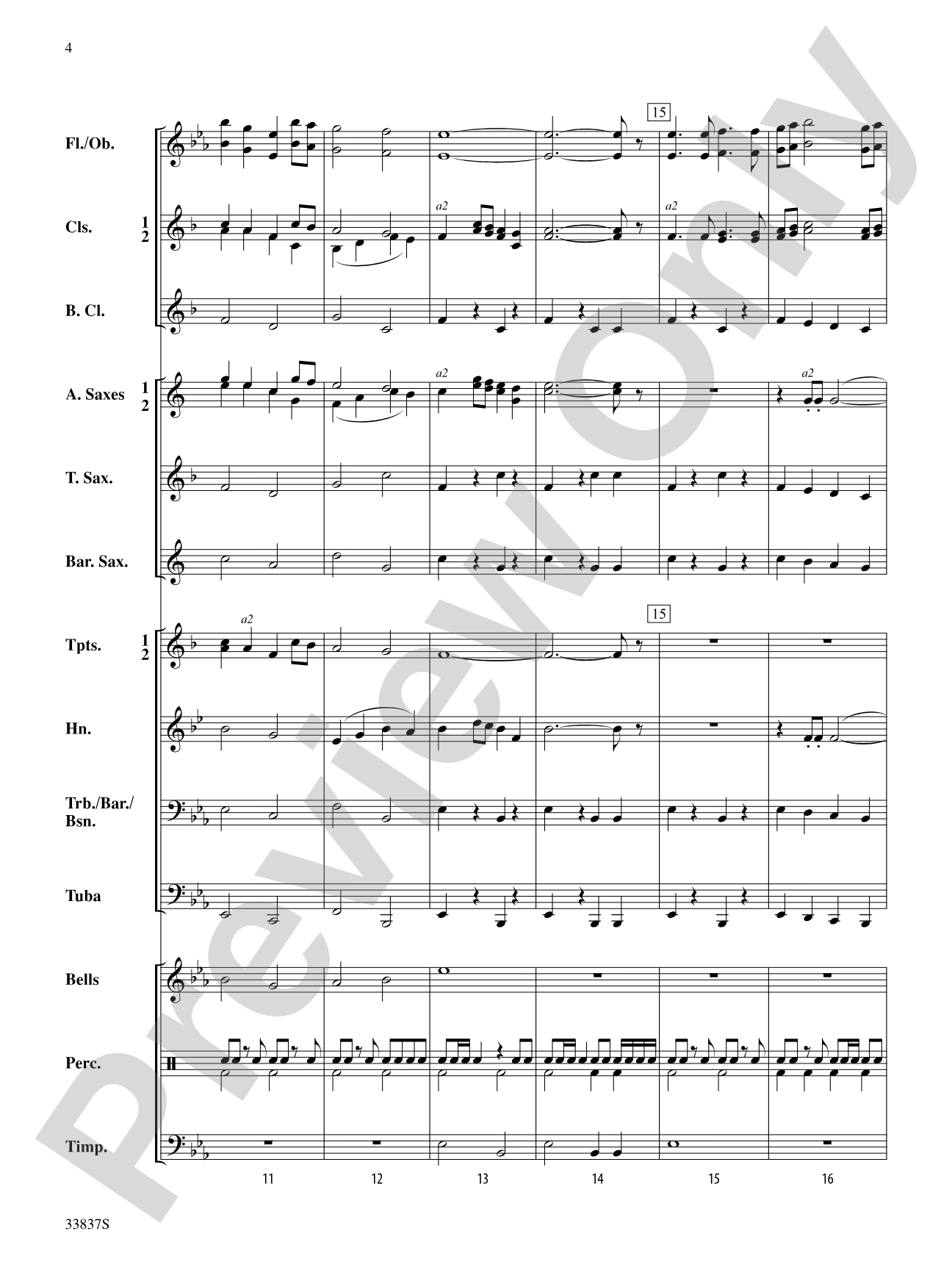 Tygh Ridge March: Concert Band Conductor Score & Parts
