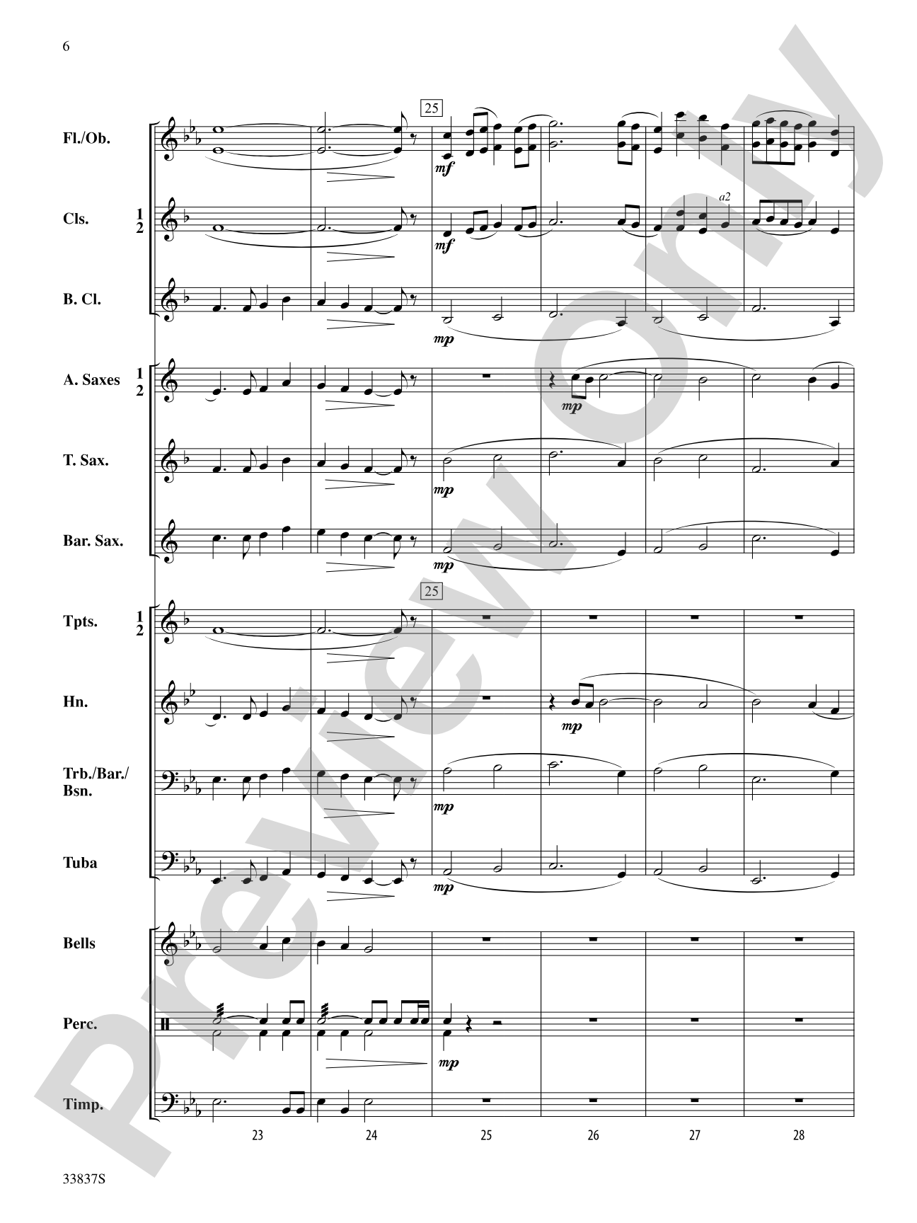 Tygh Ridge March: Concert Band Conductor Score & Parts