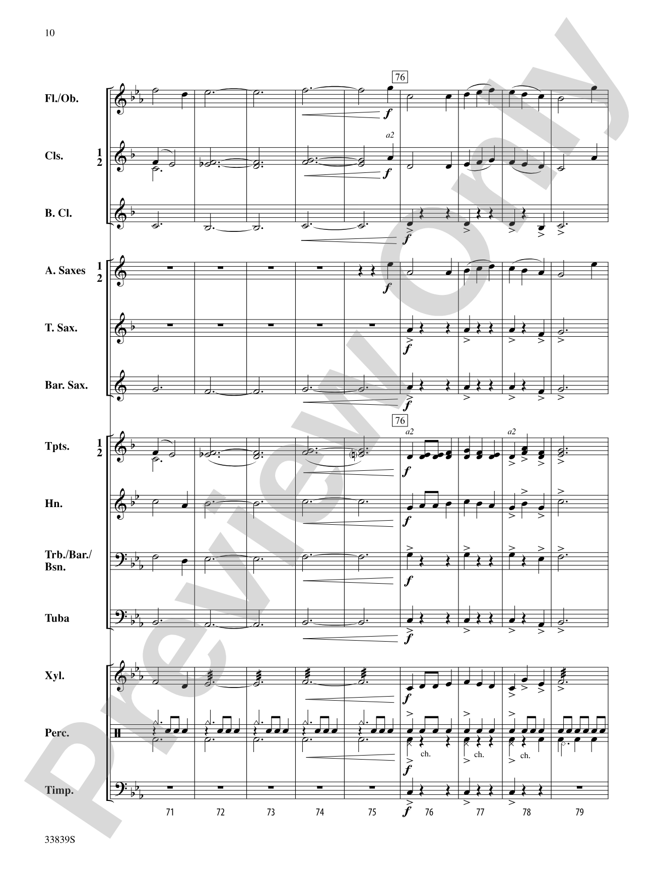 The Gates of Destiny: Concert Band Conductor Score & Parts