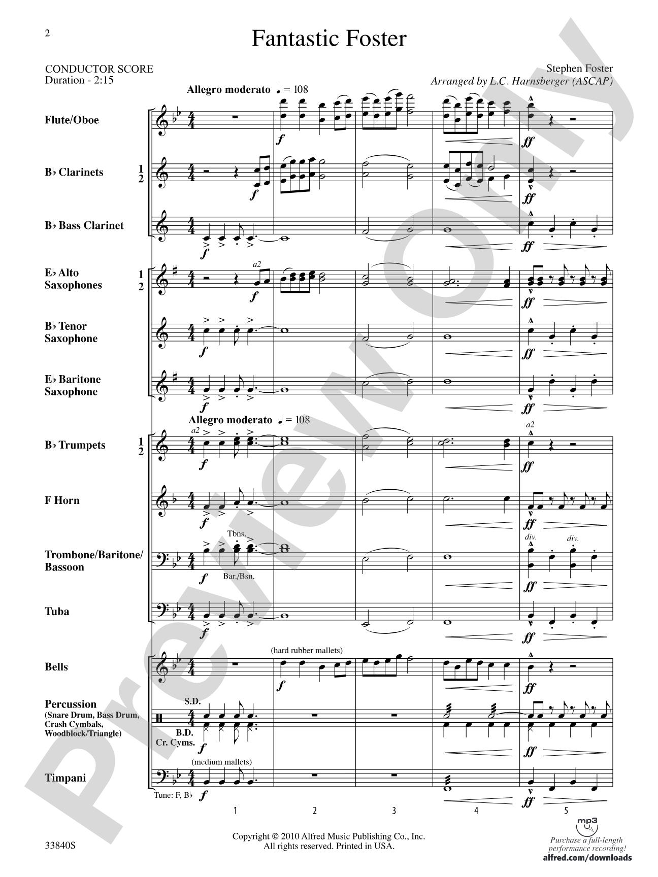 Fantastic Foster: Score