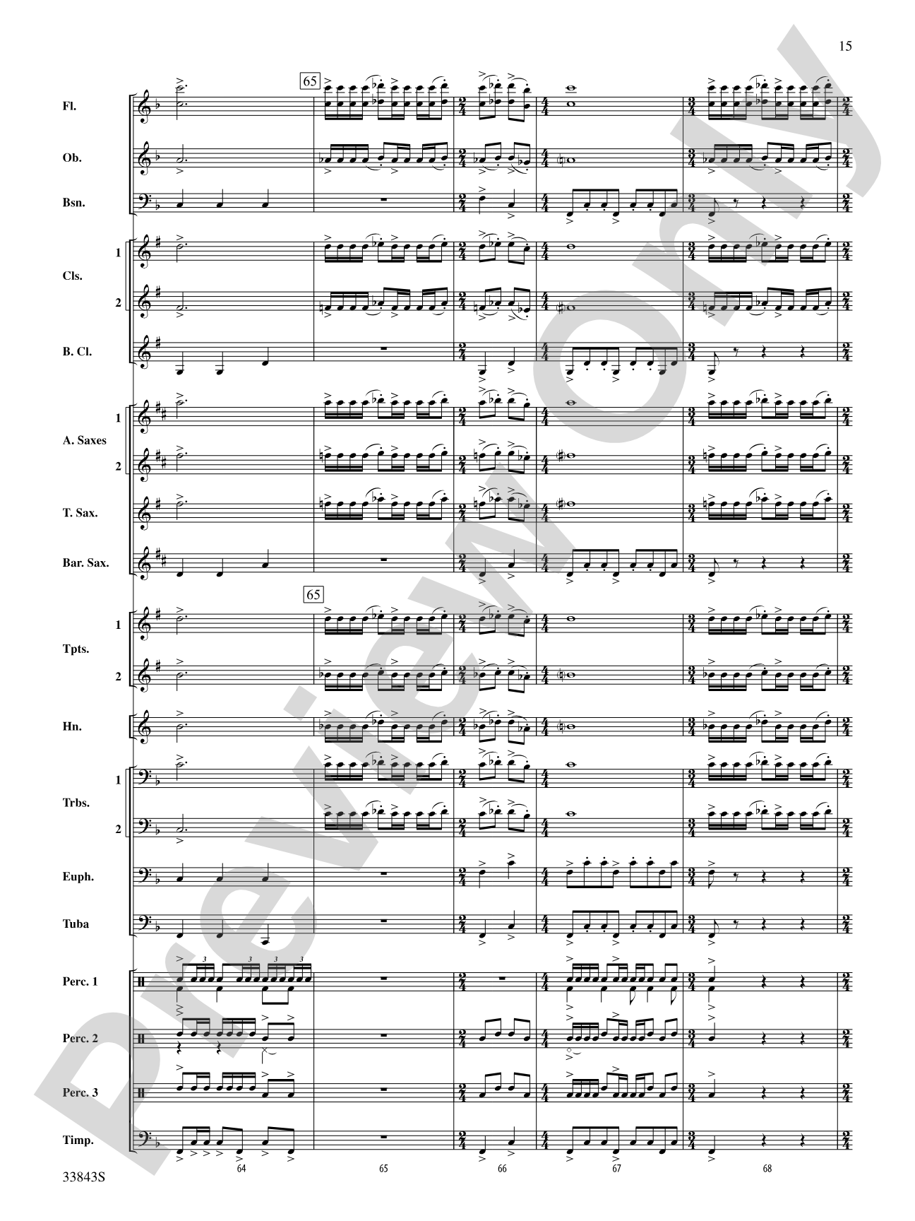 Procession to Machu Picchu: Concert Band Conductor Score & Parts