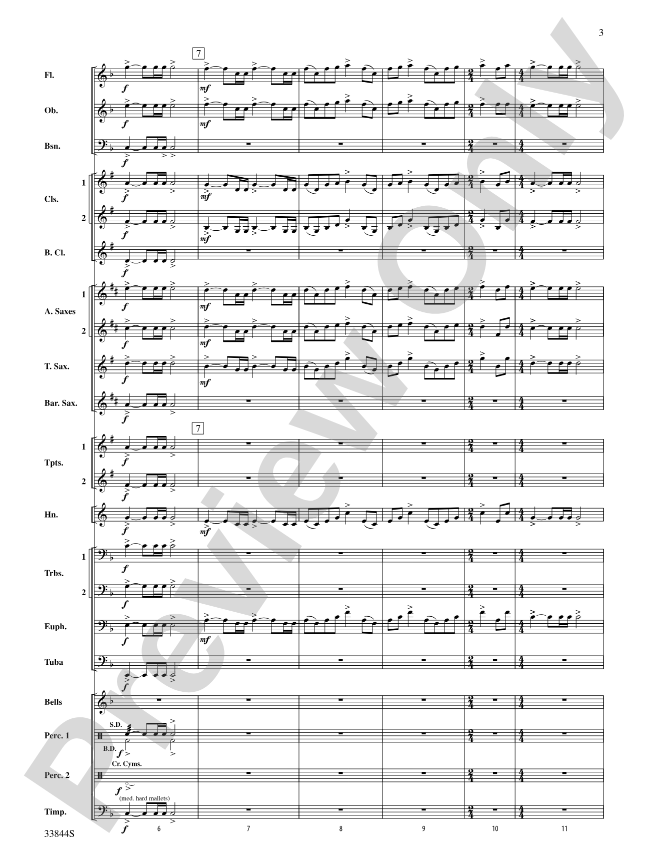 A Knight's Tale: Concert Band Conductor Score & Parts