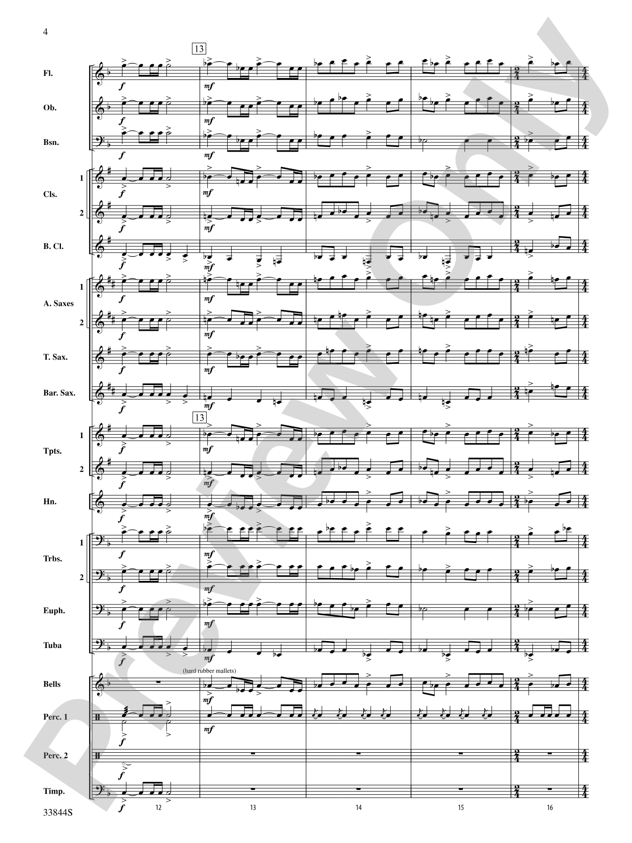 A Knight's Tale: Concert Band Conductor Score & Parts