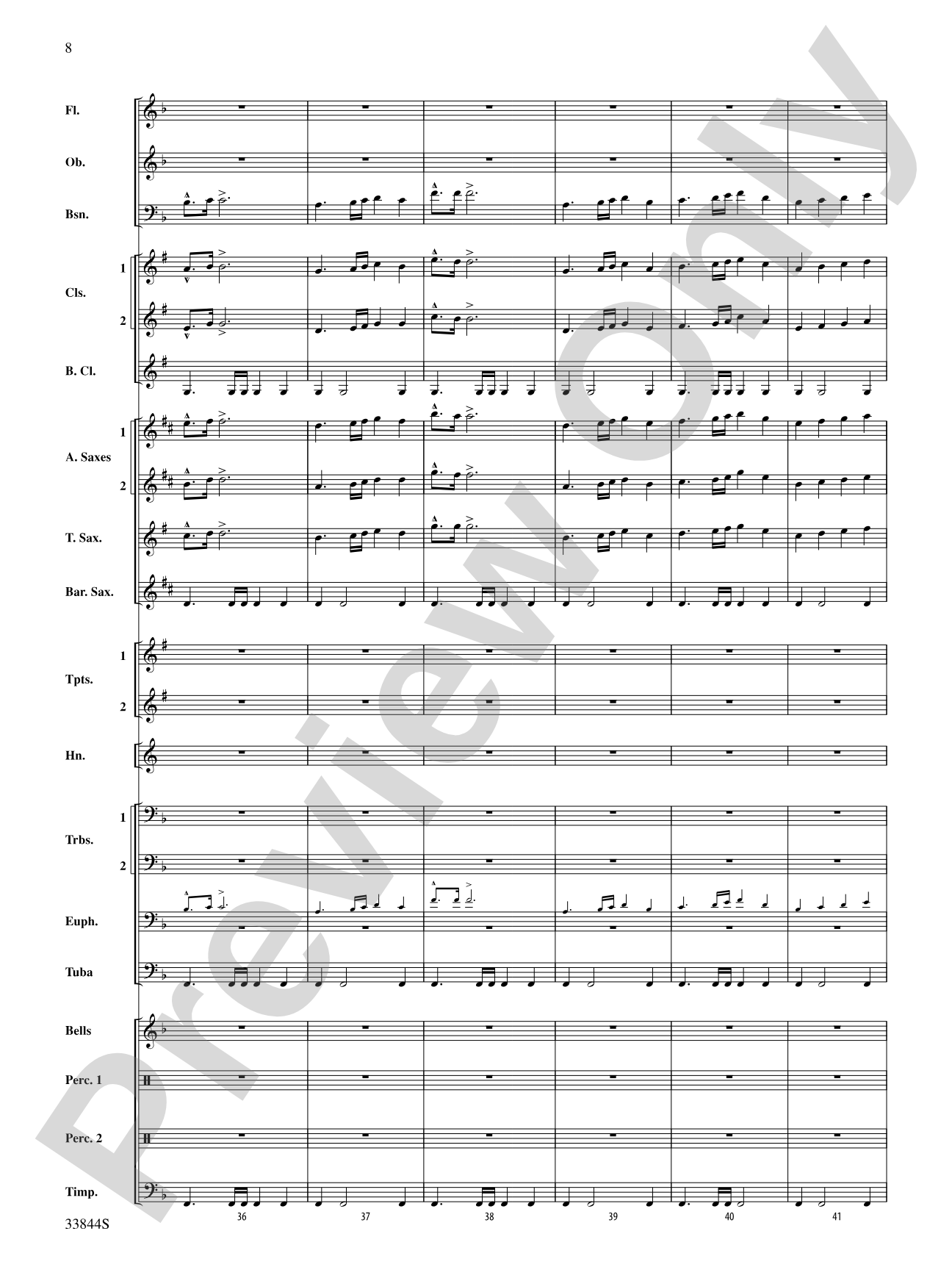A Knight's Tale: Concert Band Conductor Score & Parts