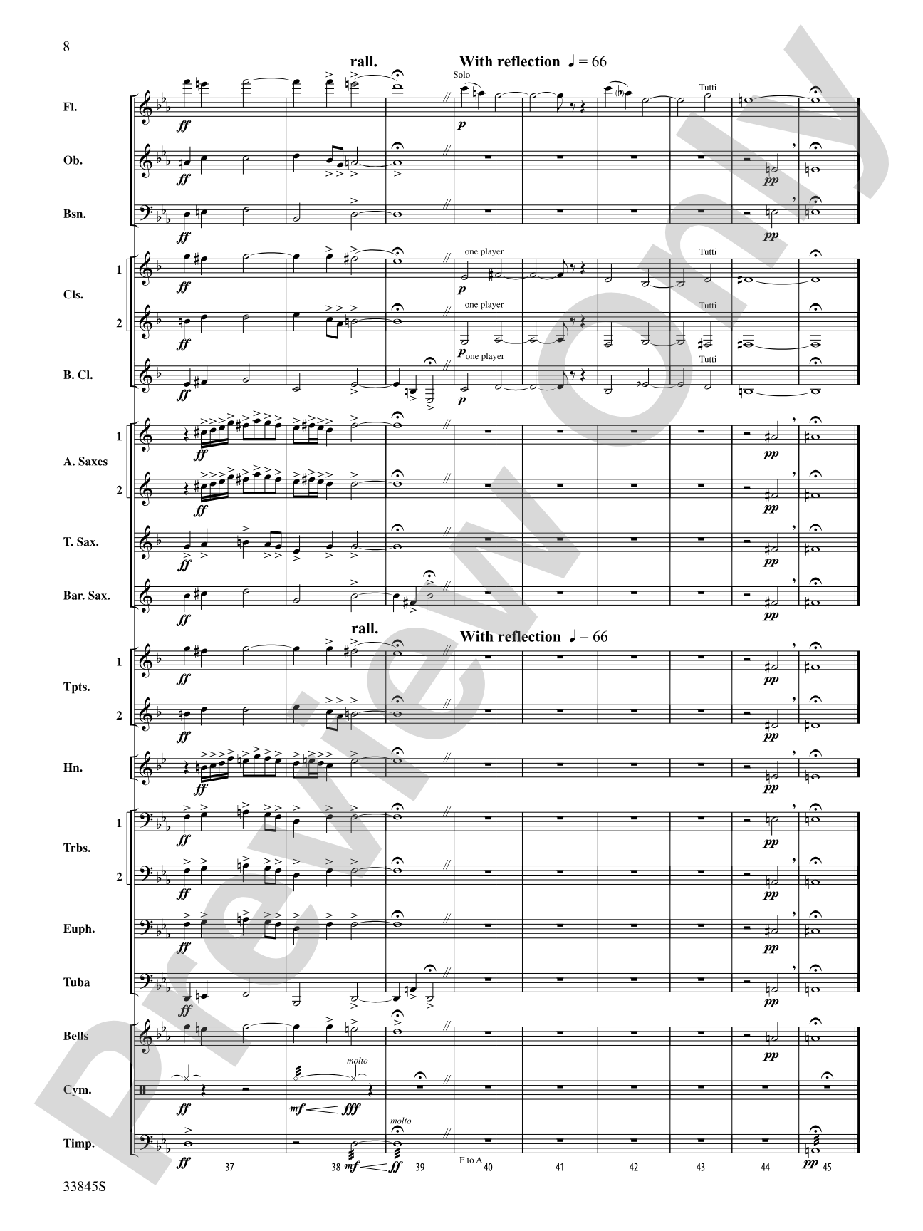 Gather Ye Rosebuds: Concert Band Conductor Score & Parts