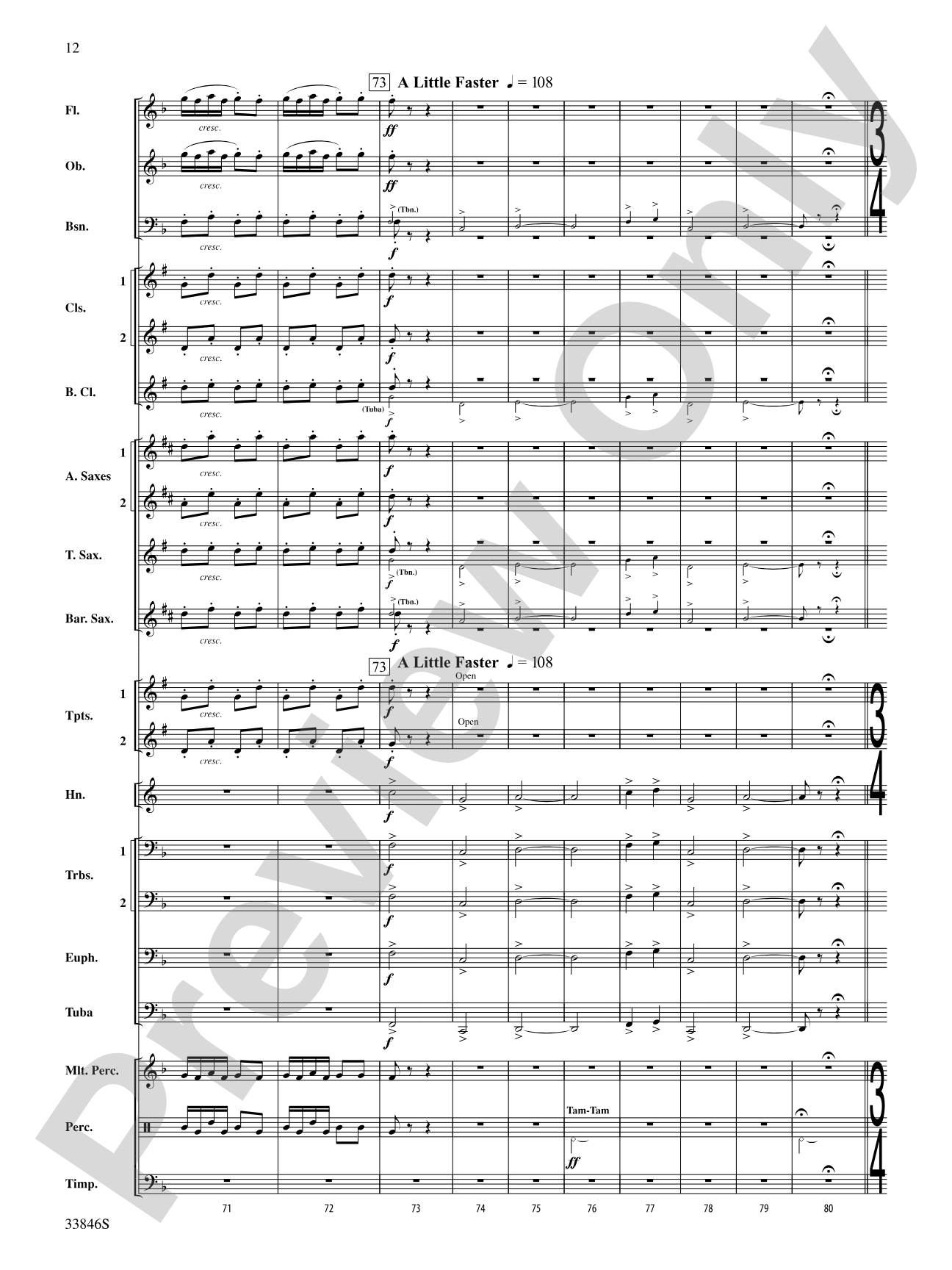 Mother Goose Suite: Concert Band Conductor Score & Parts