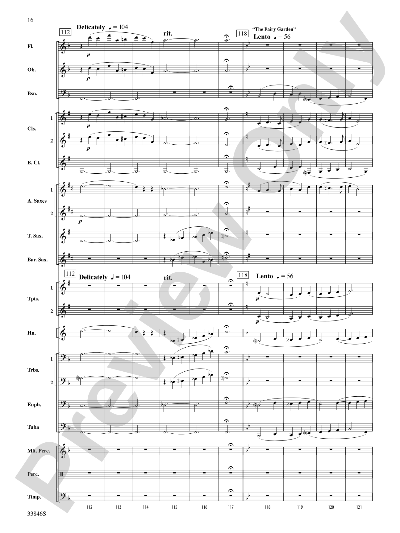 Mother Goose Suite: Concert Band Conductor Score & Parts