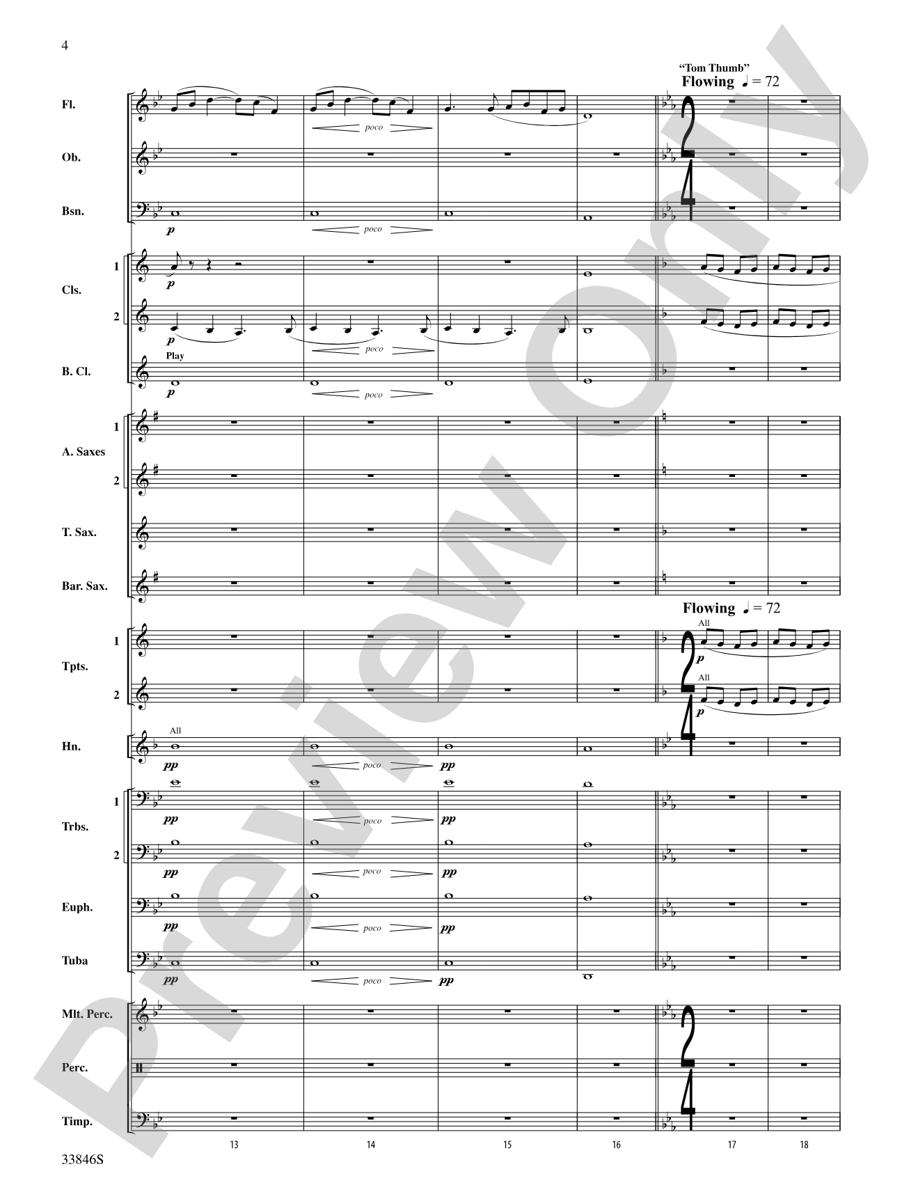 Mother Goose Suite: Concert Band Conductor Score & Parts