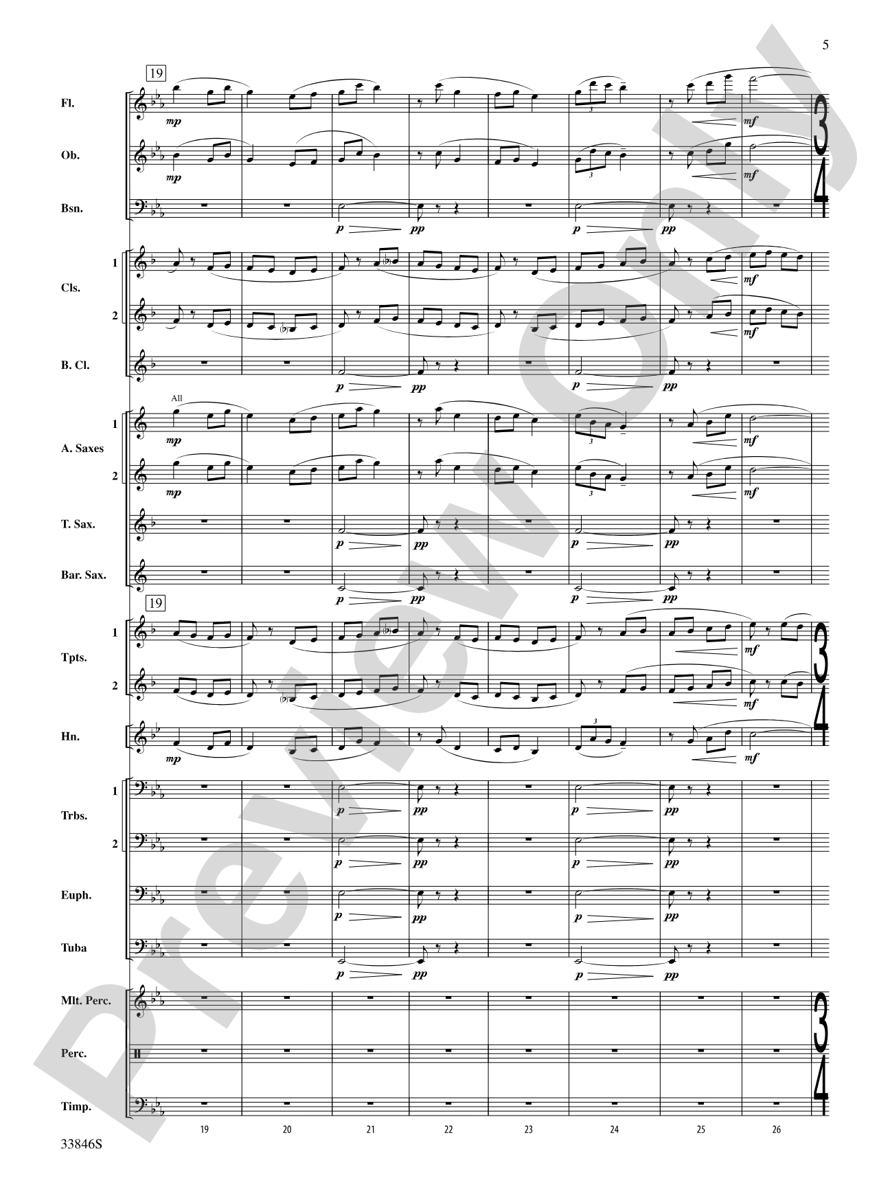 Mother Goose Suite: Concert Band Conductor Score & Parts