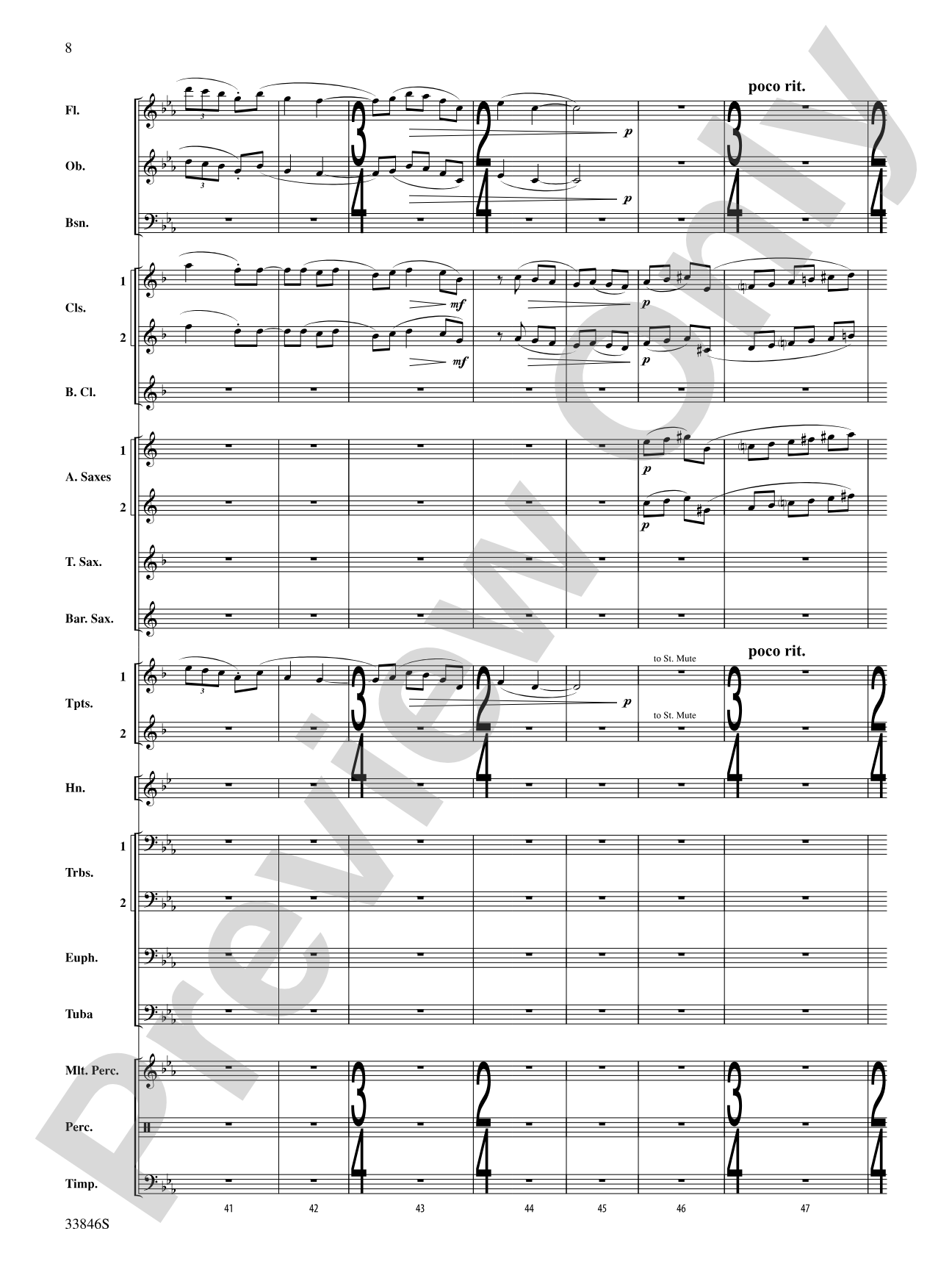 Mother Goose Suite: Concert Band Conductor Score & Parts