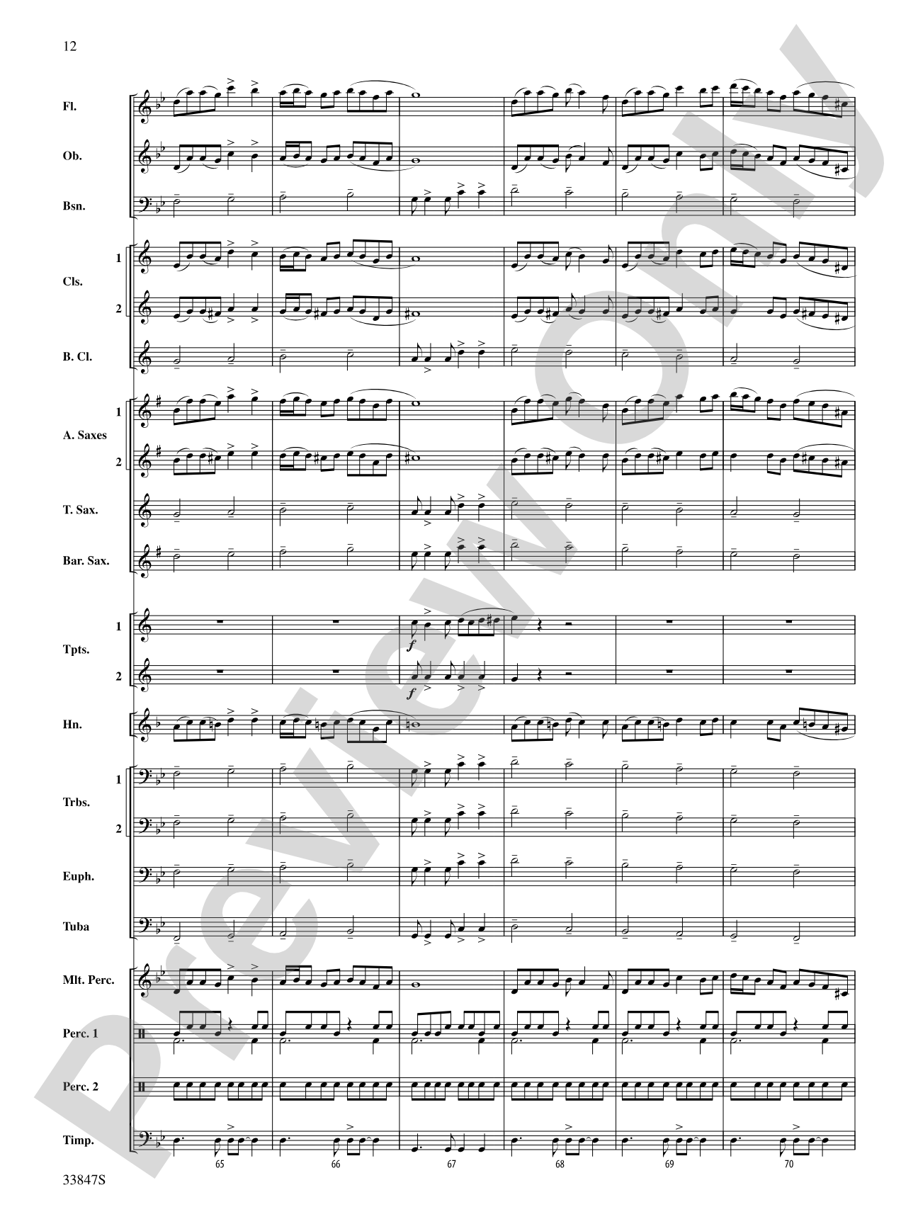 Ritual: Concert Band Conductor Score & Parts