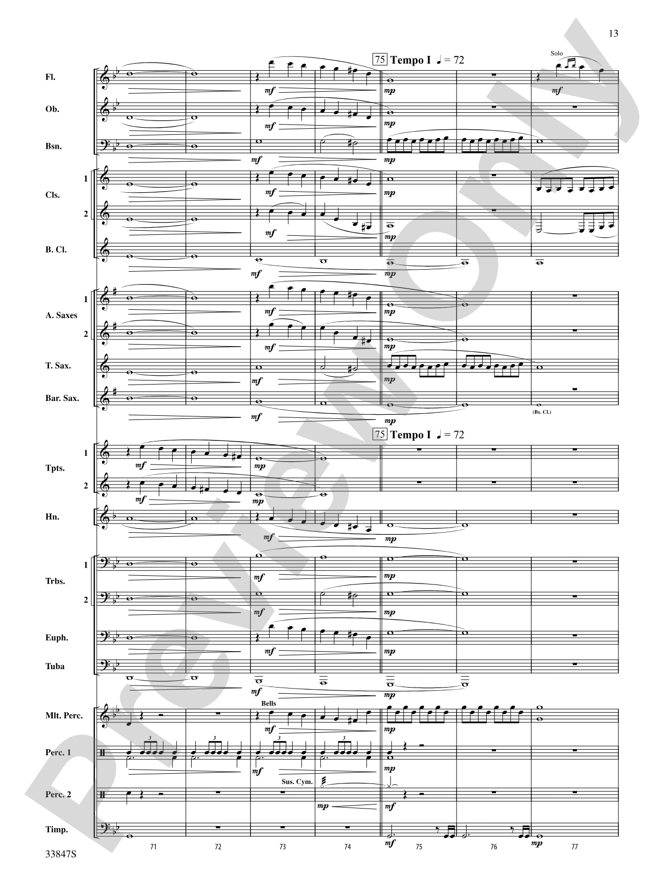 Ritual: Concert Band Conductor Score & Parts