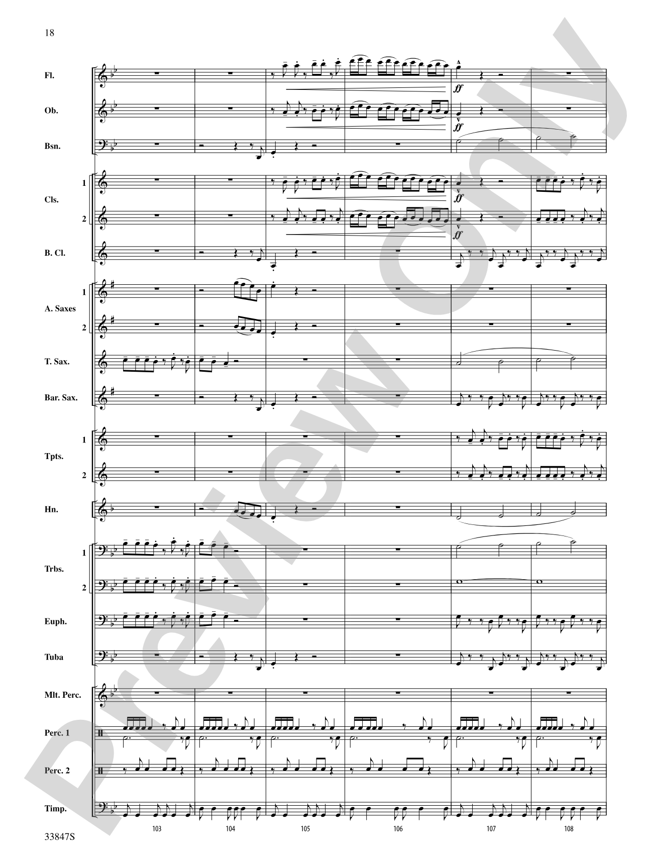 Ritual: Concert Band Conductor Score & Parts