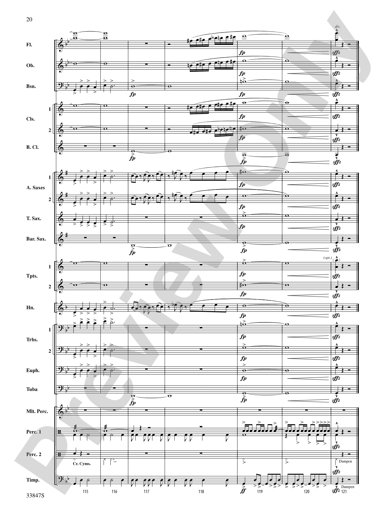 Ritual: Concert Band Conductor Score & Parts