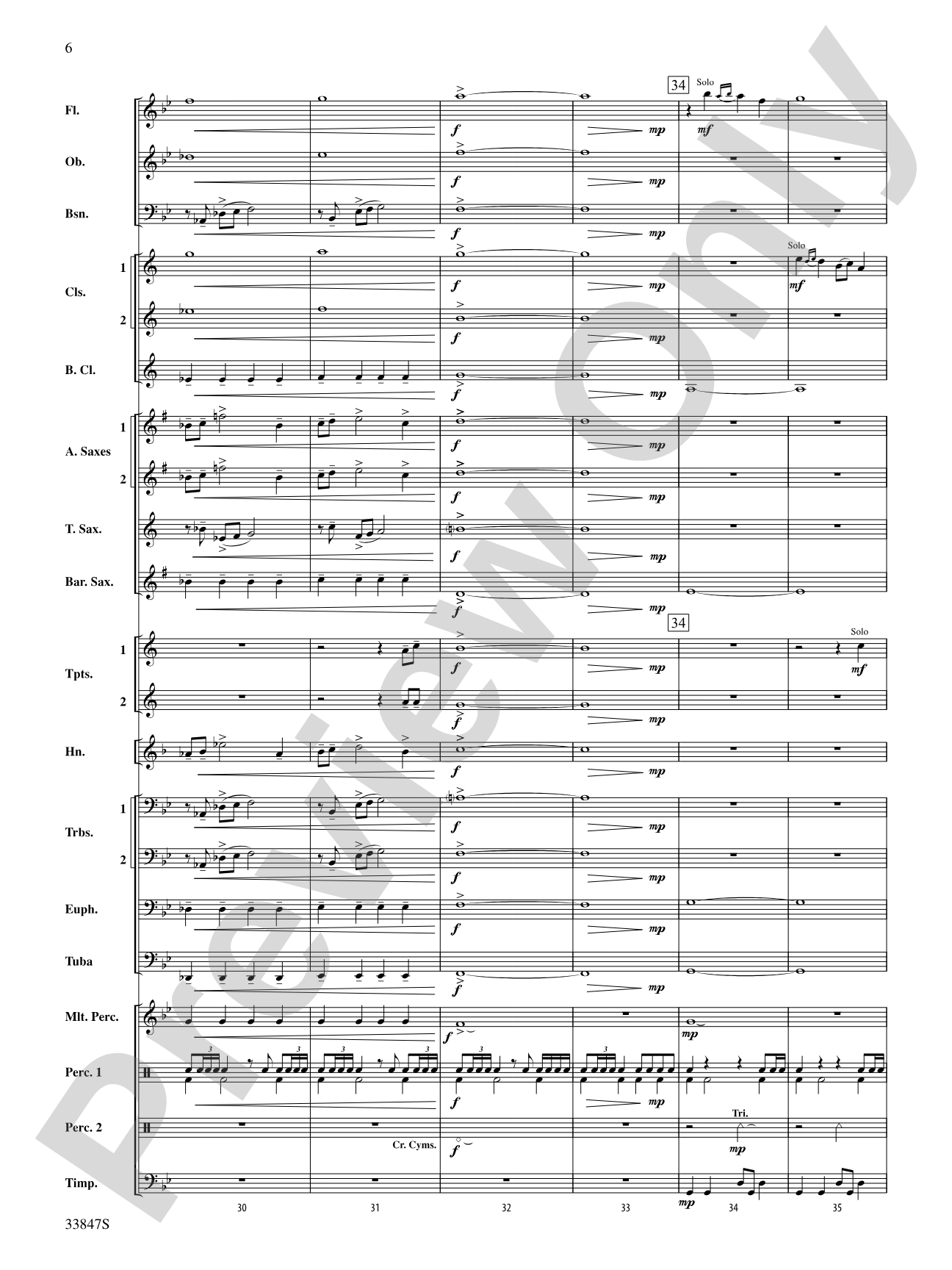 Ritual: Concert Band Conductor Score & Parts