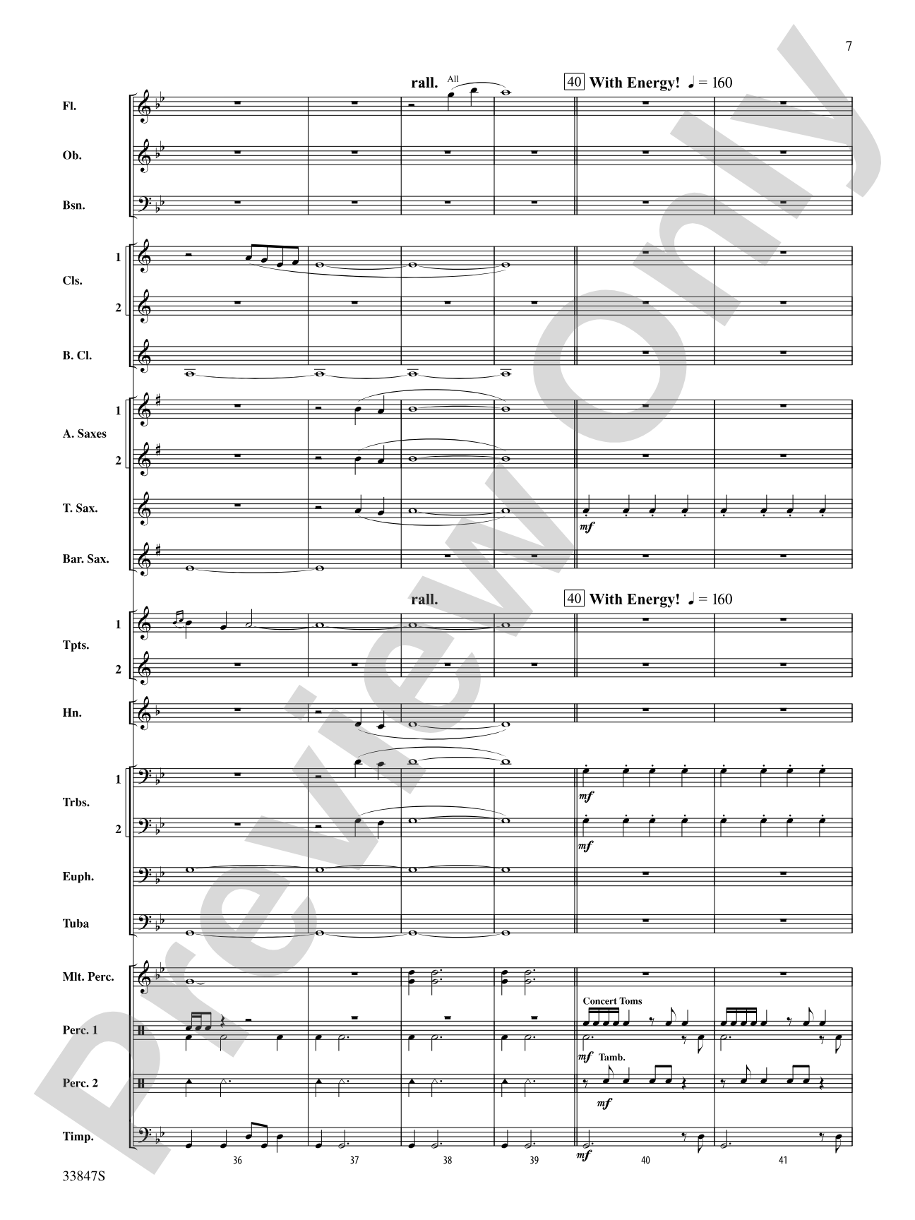 Ritual: Concert Band Conductor Score & Parts