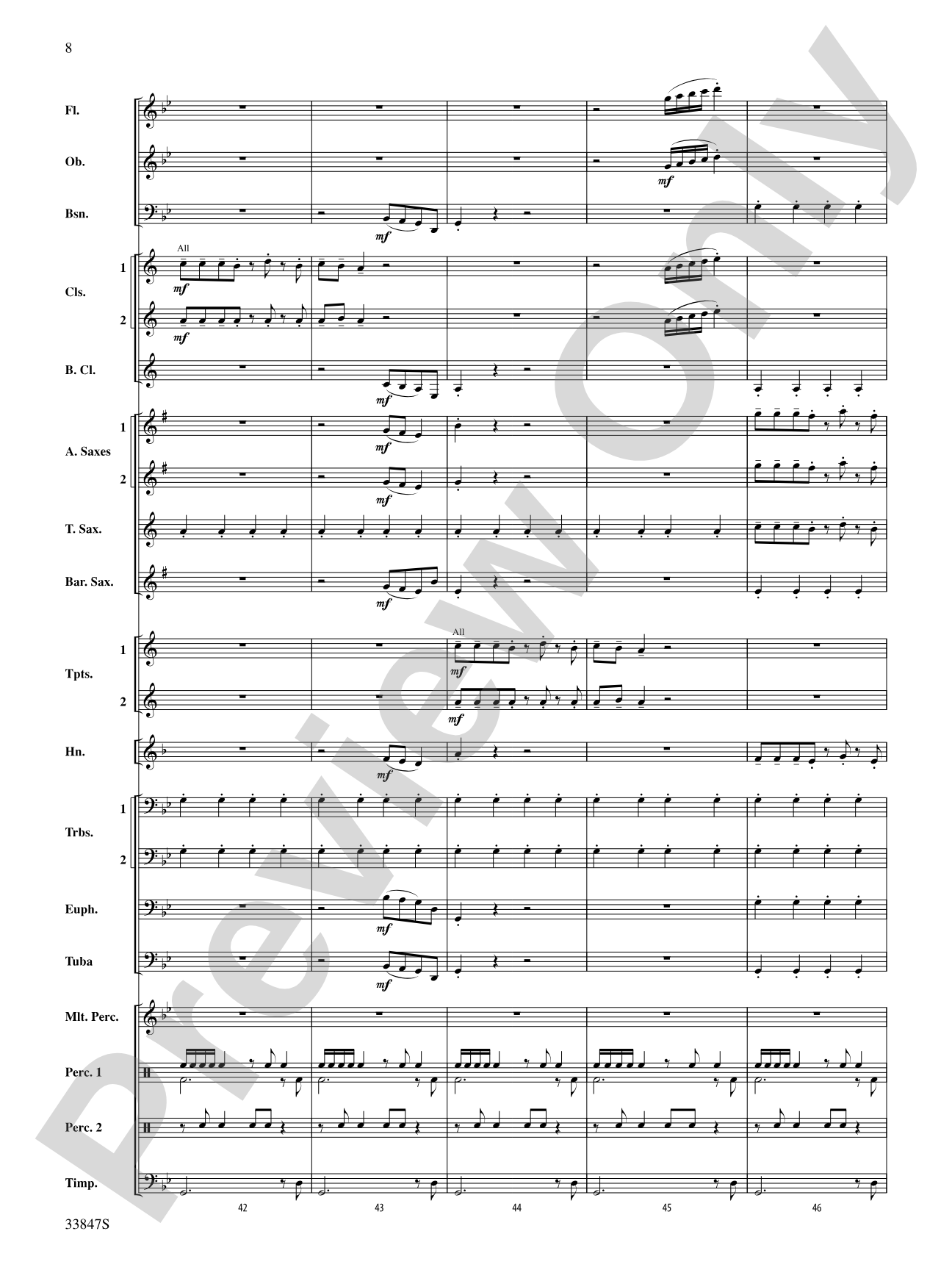 Ritual: Concert Band Conductor Score & Parts