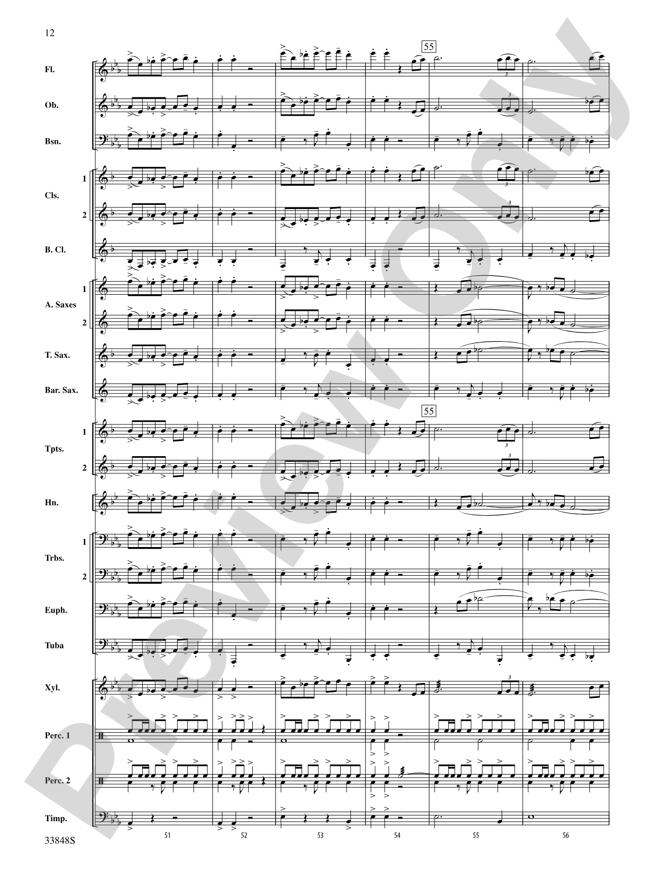 El Tango: Concert Band Conductor Score & Parts